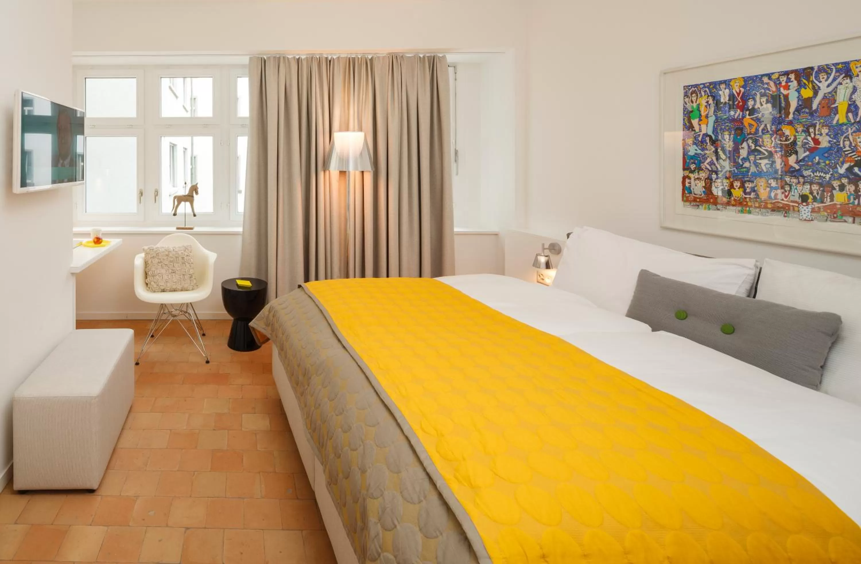 Bedroom, Bed in Hotel Rössli