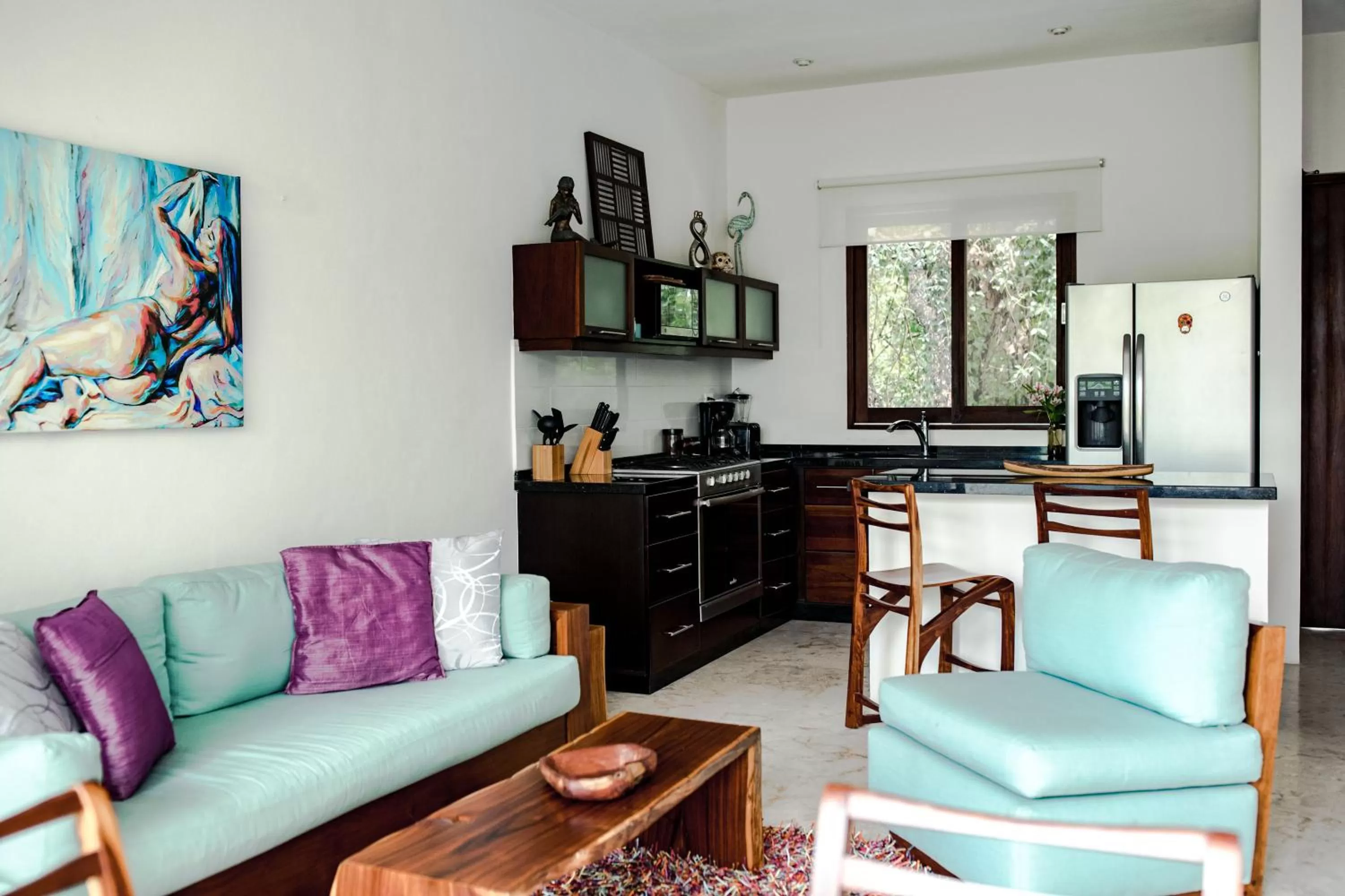 Living room in Mak Nuk Village - Clothing Optional