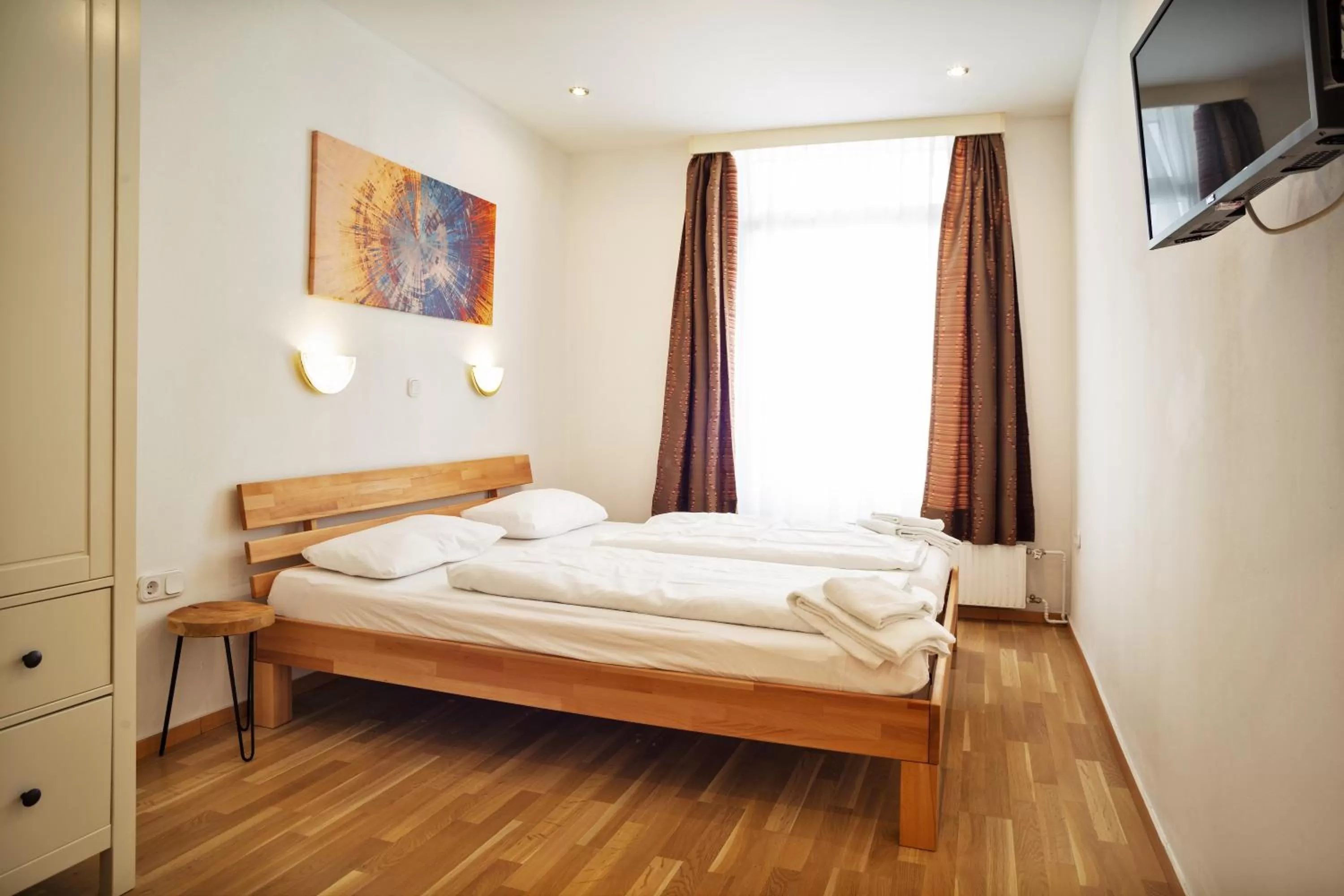 Bedroom, Bed in Hotel Gisela