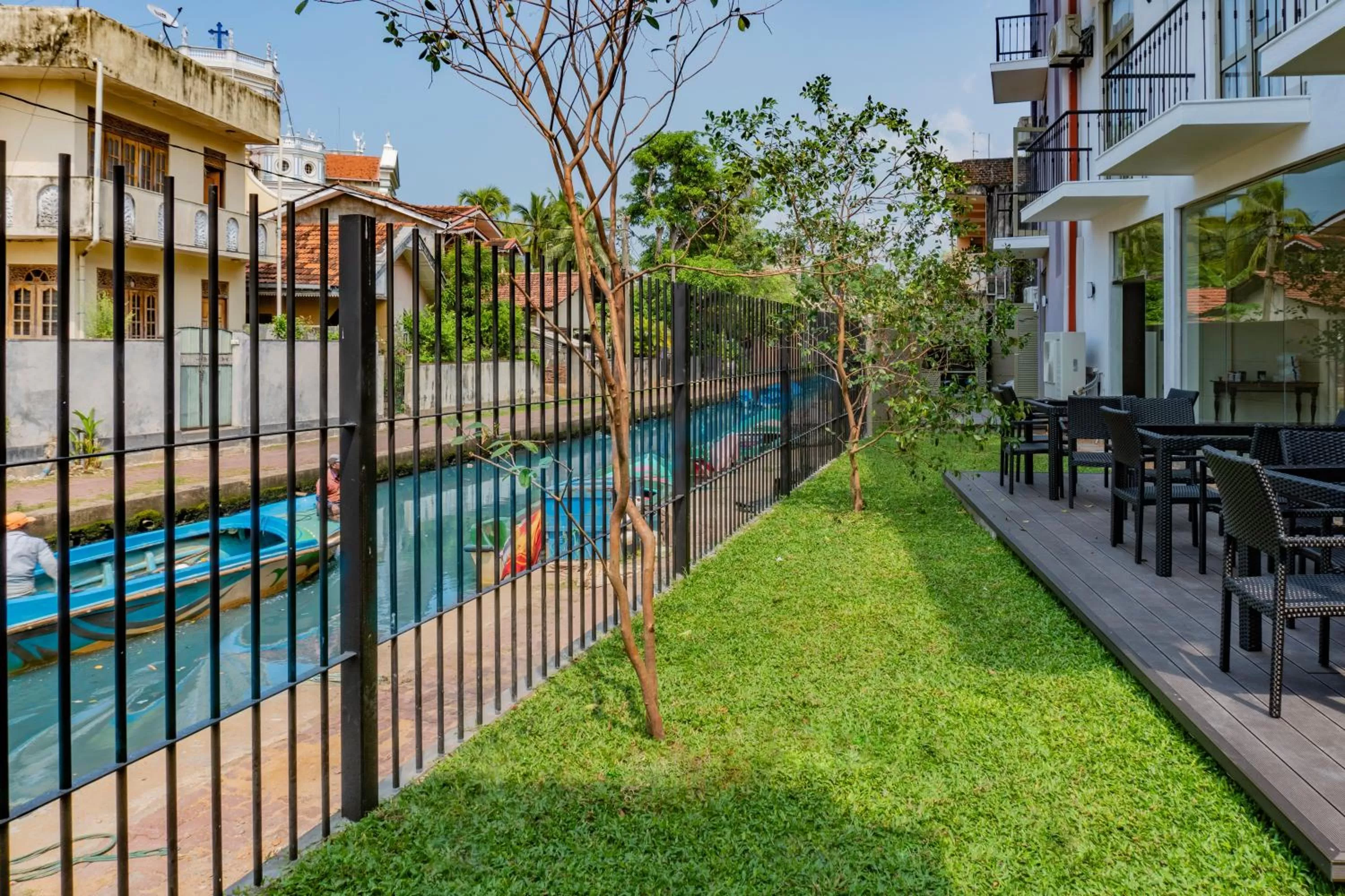 Patio in Hive 68 Hotel and Resorts - Negombo