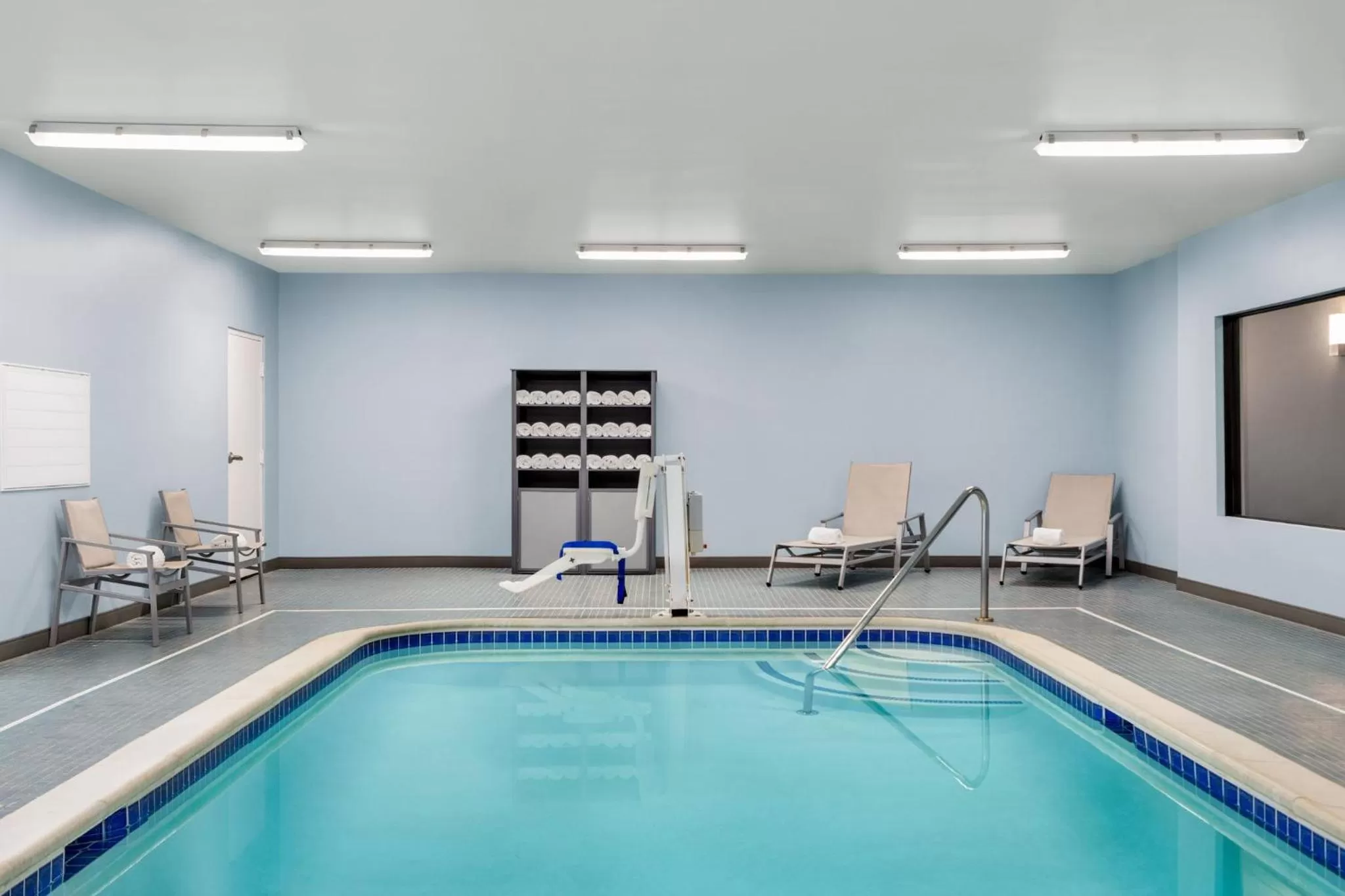 Swimming pool in Holiday Inn Express & Suites East Greenbush Albany-Skyline by IHG