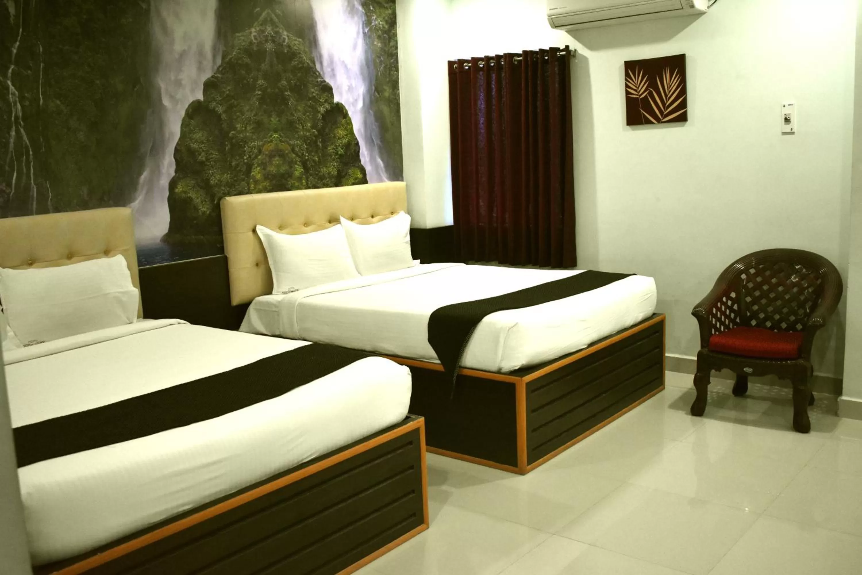 Bed in Hotel Apple Park Inn