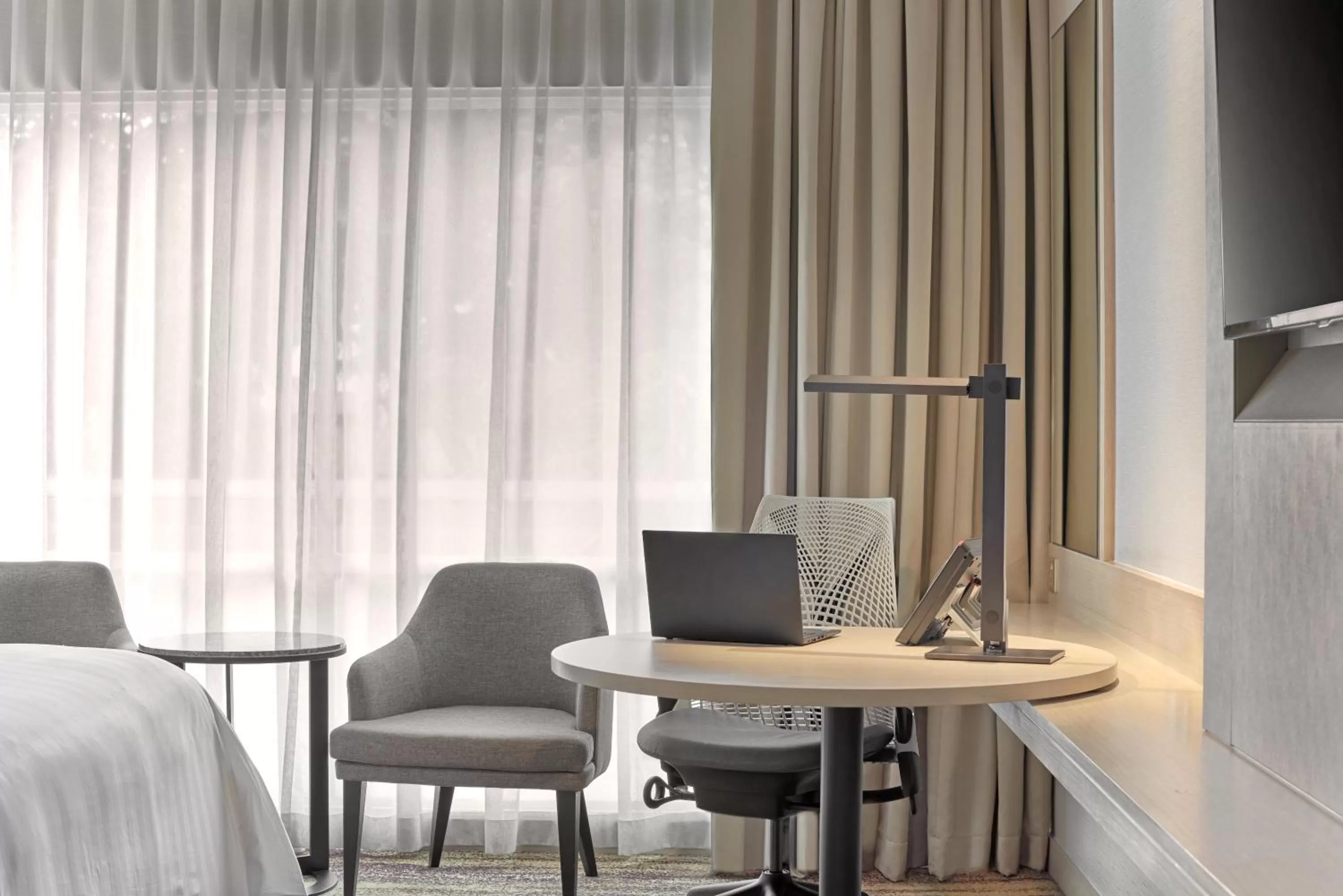 Seating area in PARKROYAL on Beach Road, Singapore