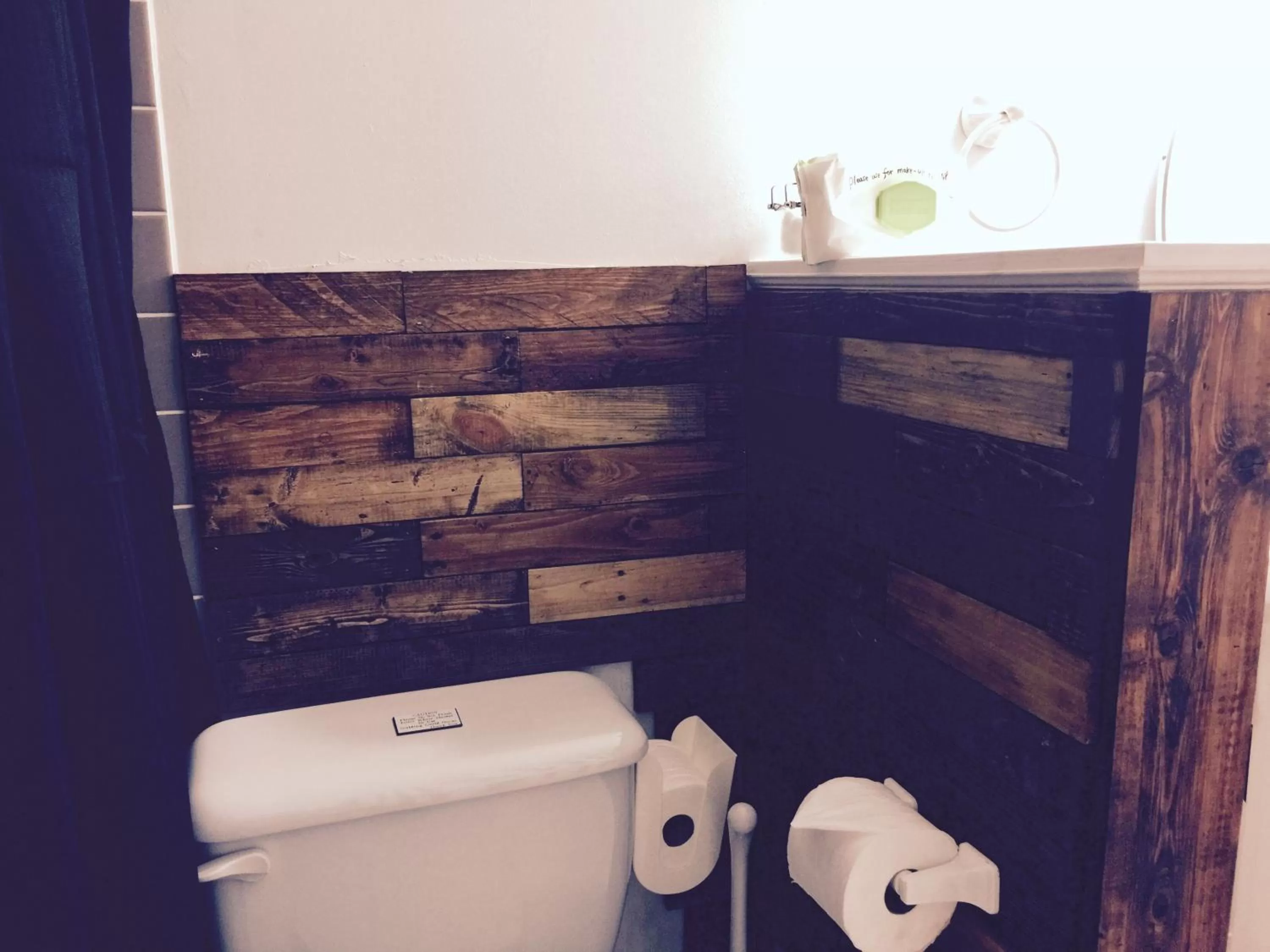 Toilet in Evergreen Bed & Breakfast