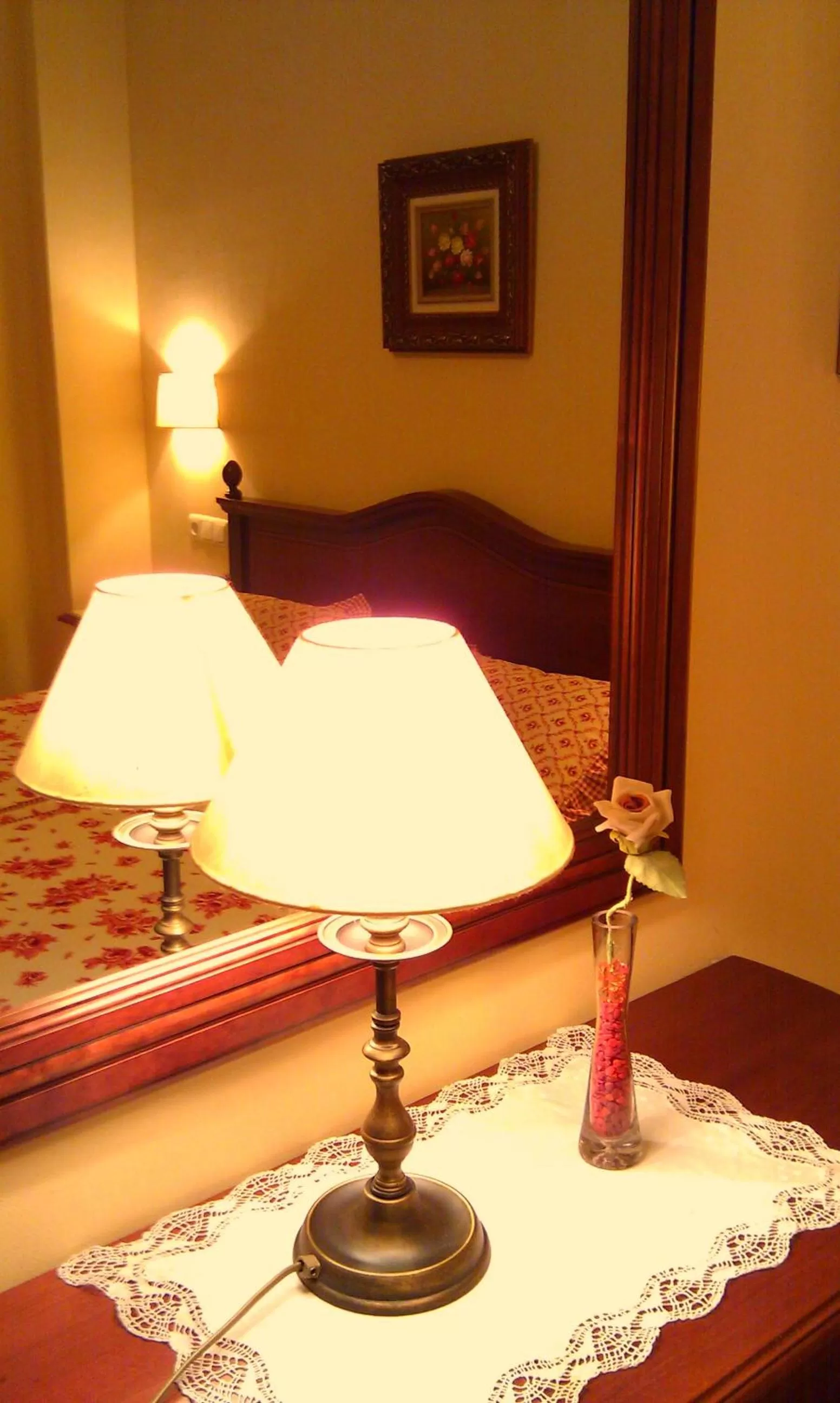 Decorative detail, Bed in La Posada del Molino