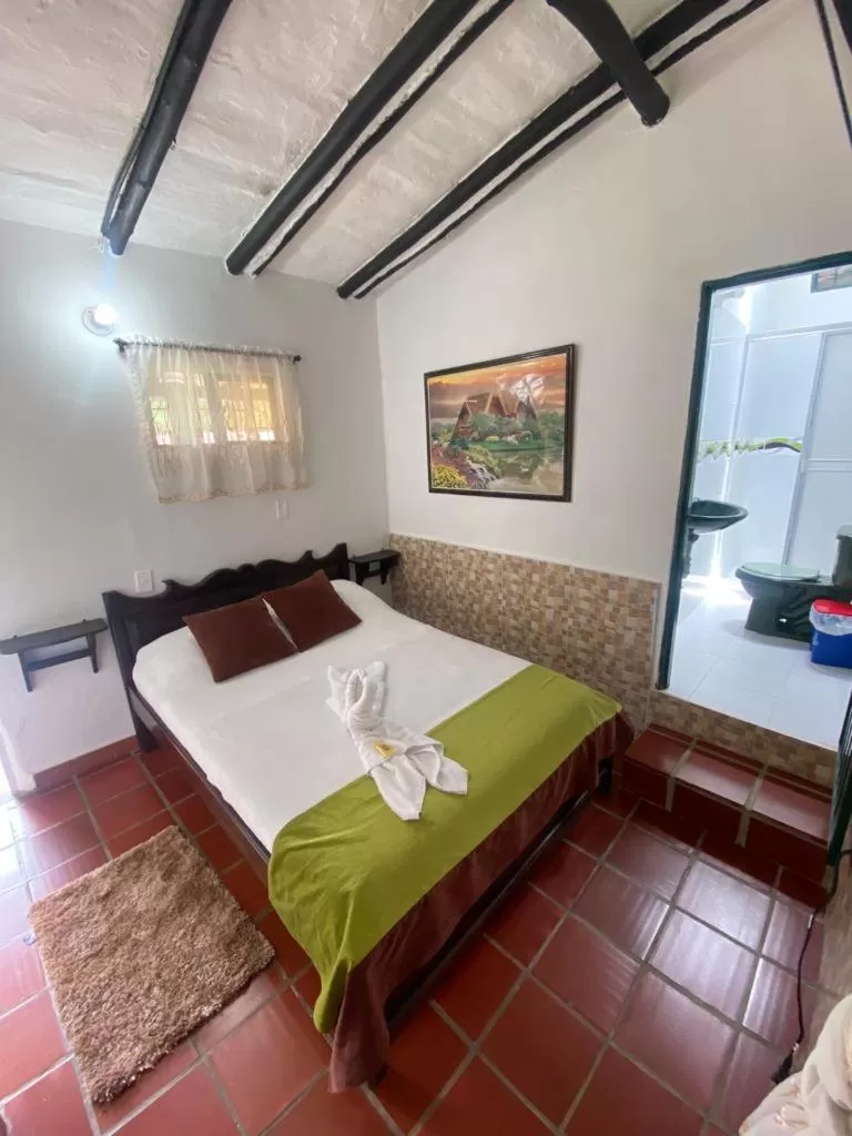 Bed in Hotel Campestre la Loma curiti