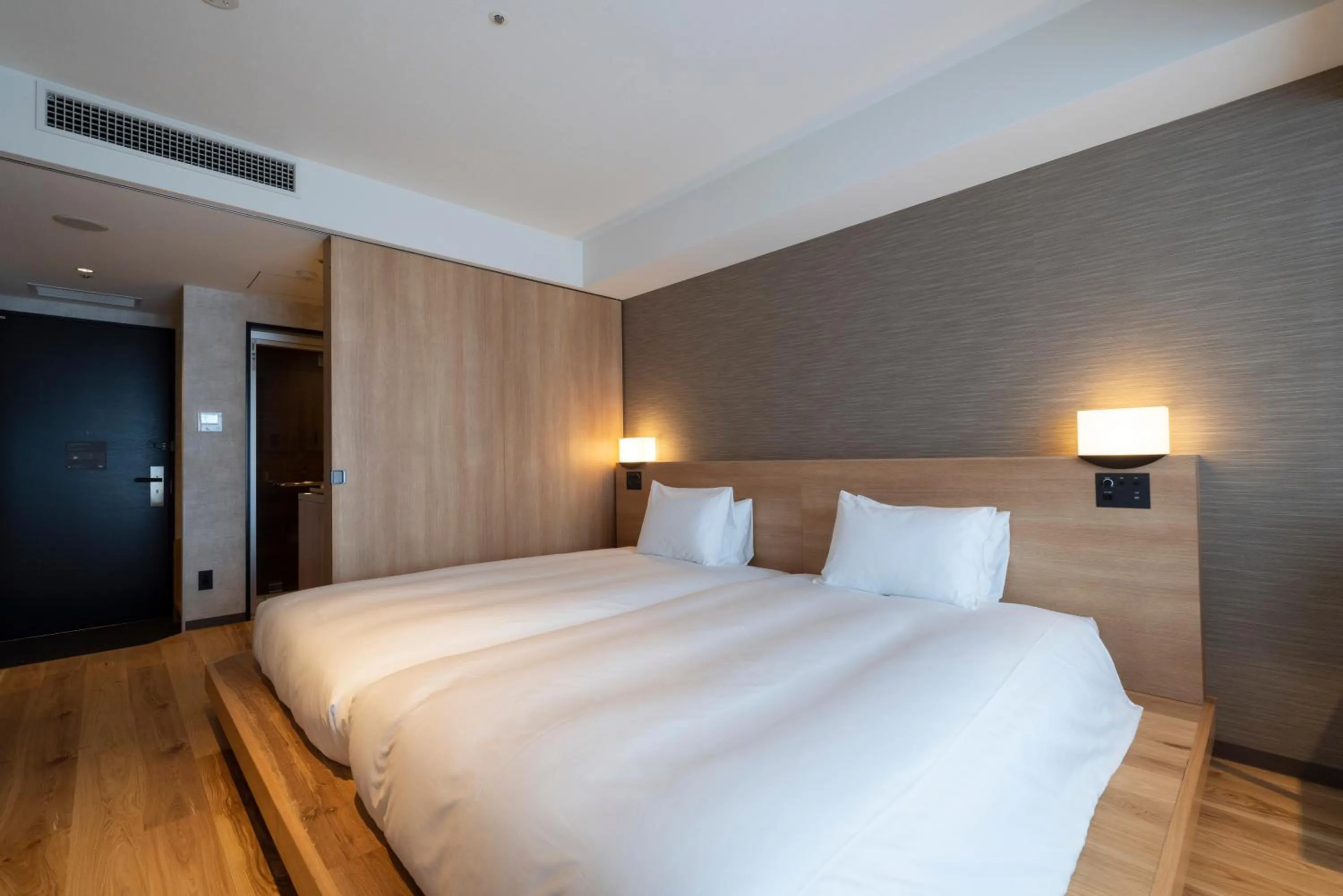 Bed in Umekoji Potel KYOTO