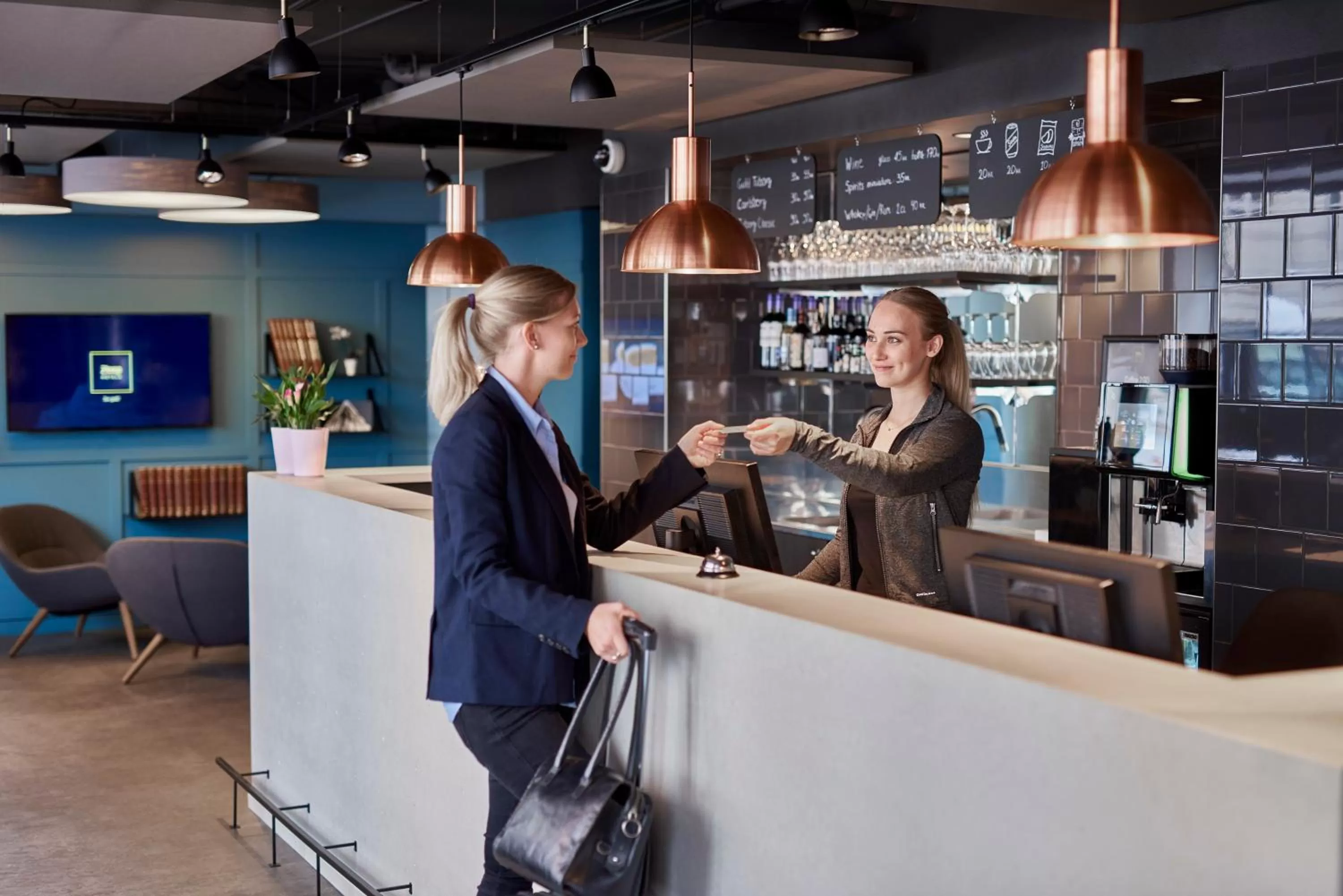 Lobby or reception in Zleep Hotel Copenhagen City