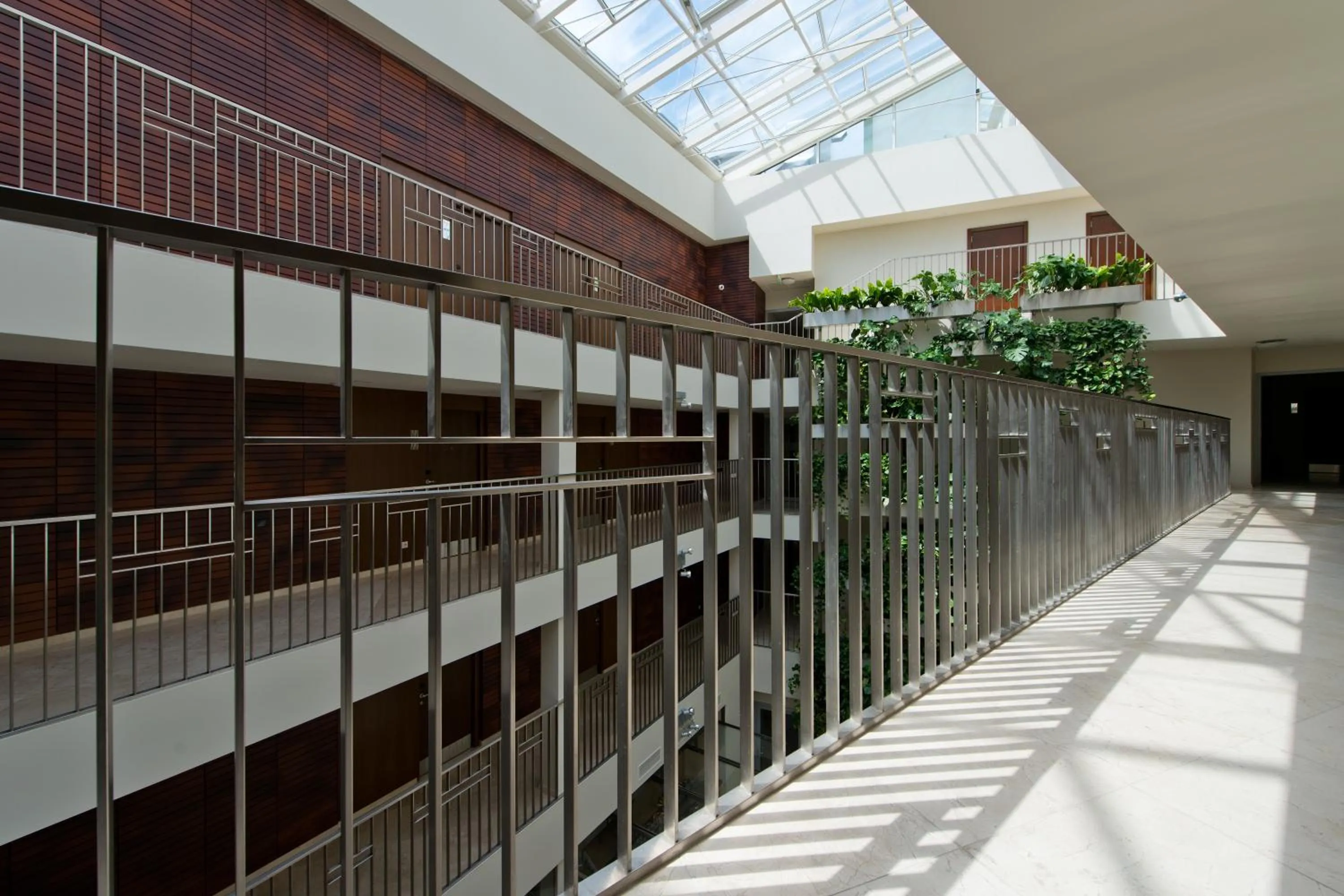 Lobby or reception, Balcony/Terrace in Amberton Green Apartments Palanga