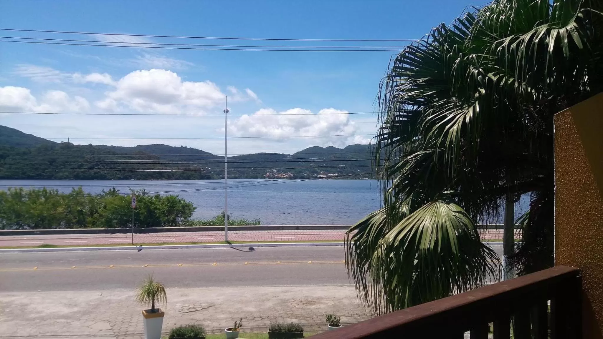 View (from property/room), Beach in Pousada Dunasol Floripa