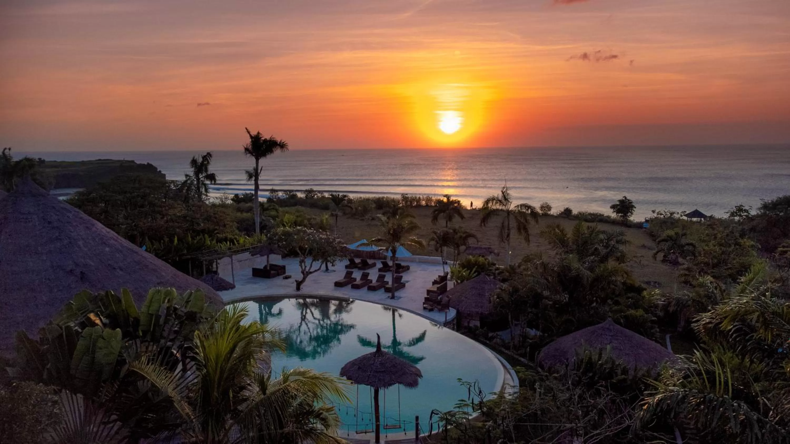 Pool view in La Joya Balangan Resort