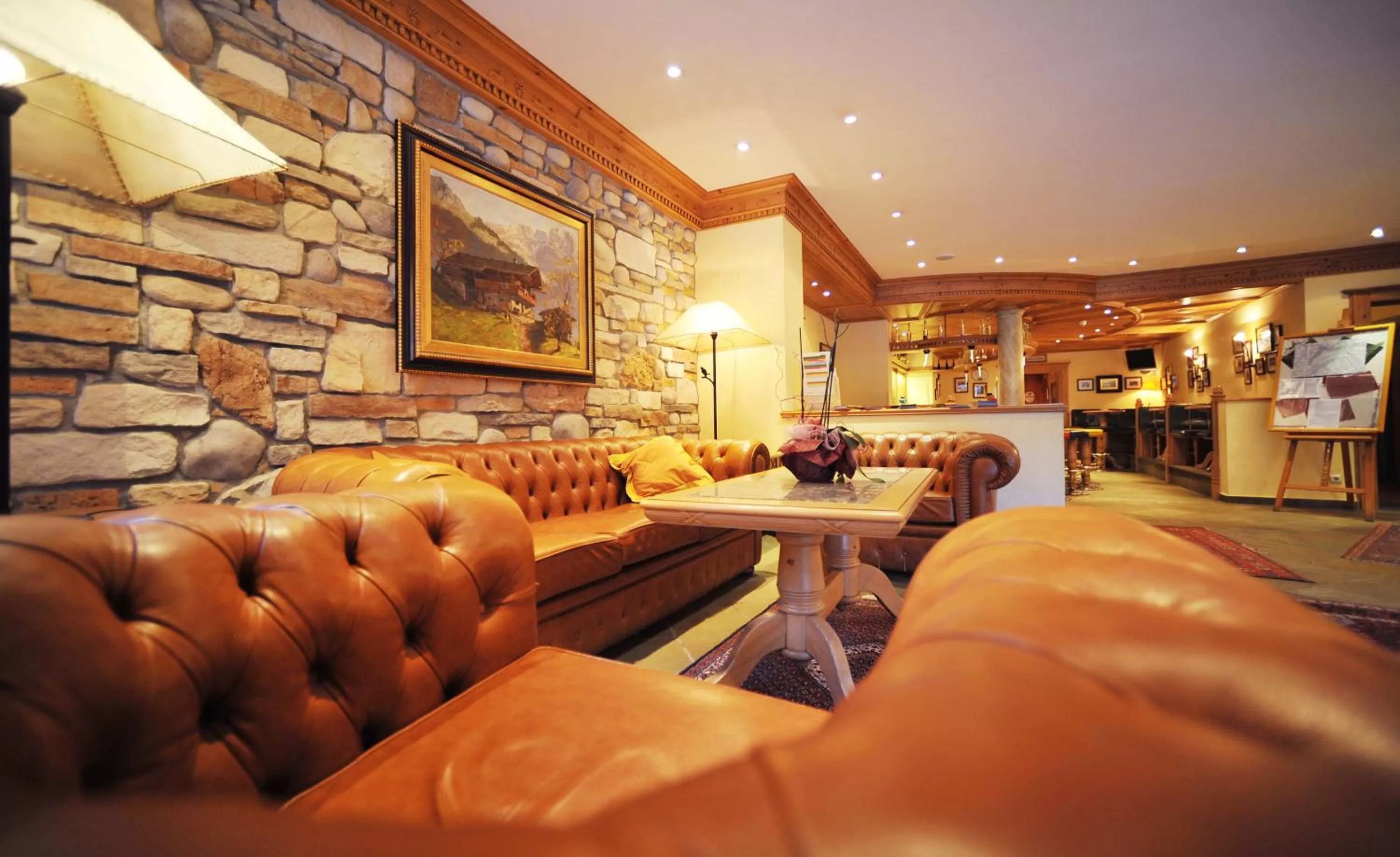 Lobby or reception in Sporthotel Kirchler