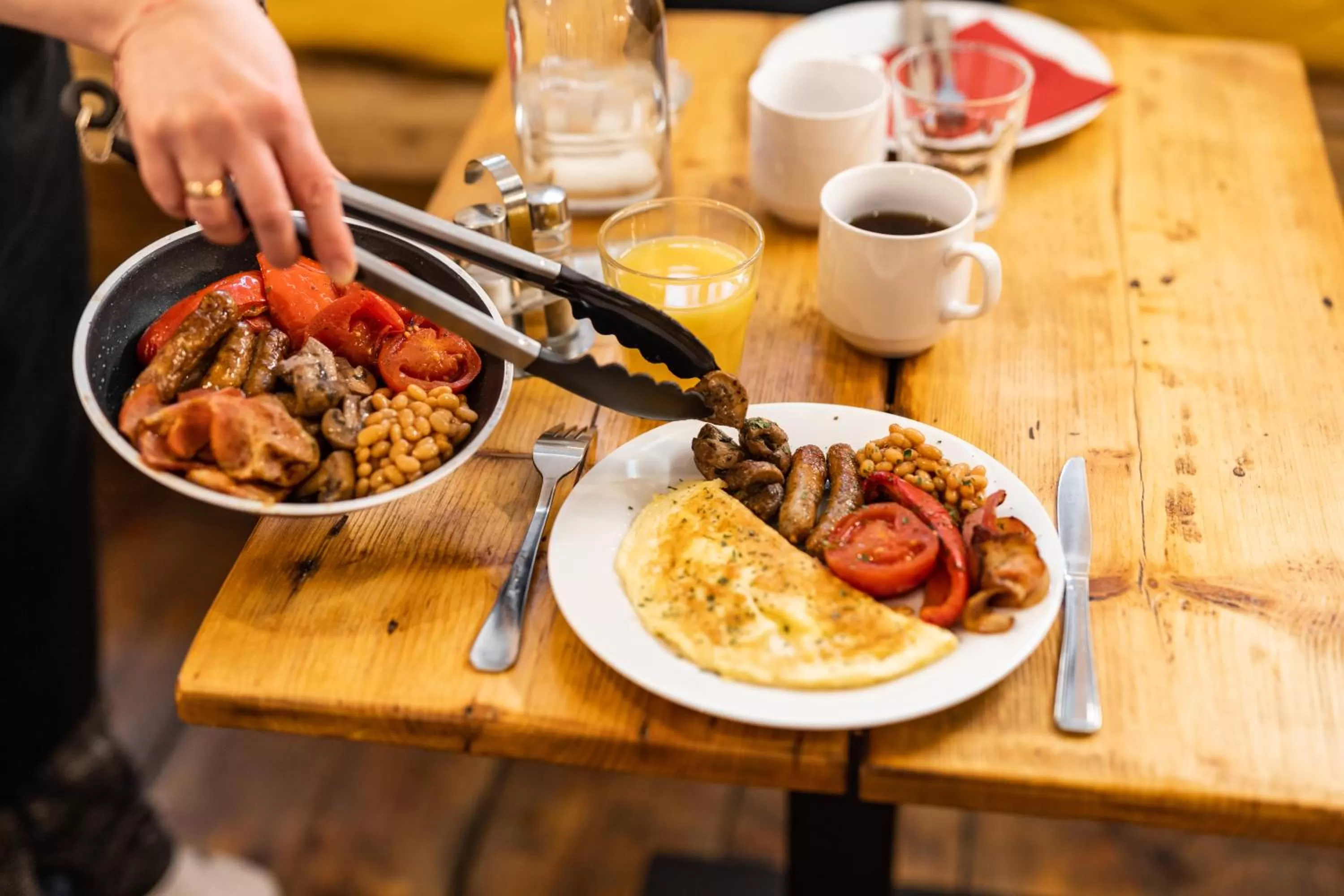 Breakfast in Sophie's Hostel