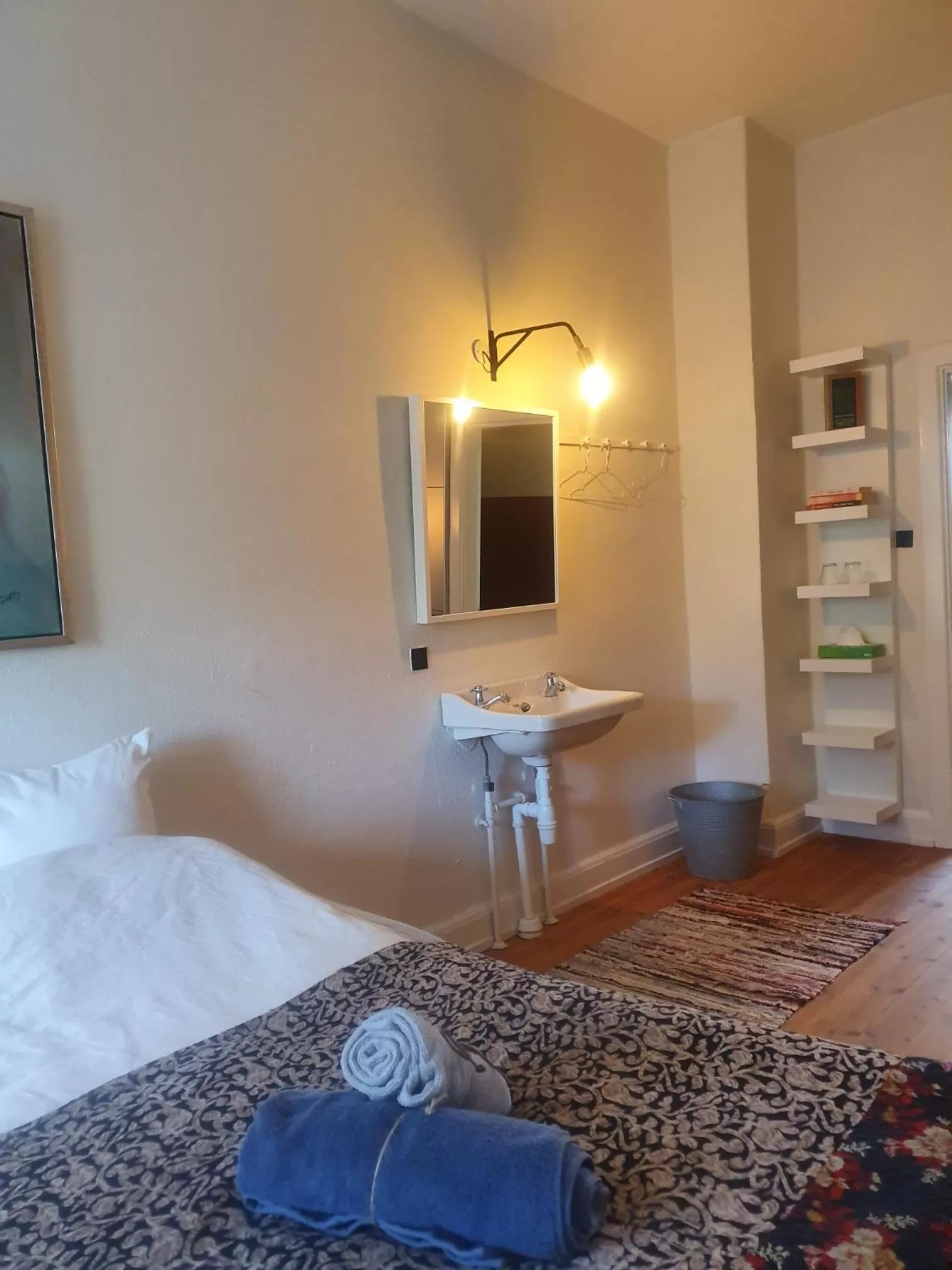 Decorative detail, Bed in Edelsminde Bed & Breakfast