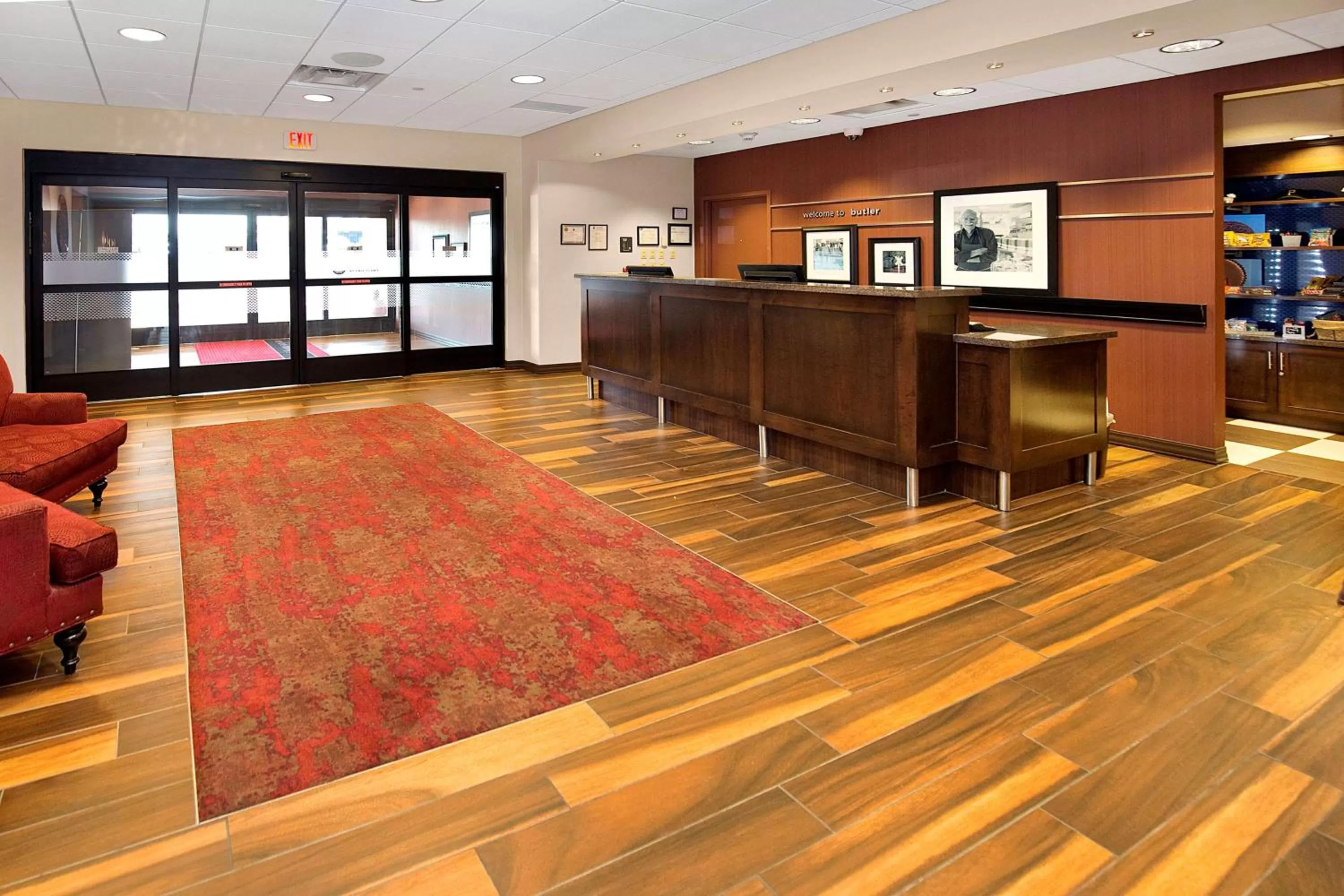 Lobby or reception in Hampton Inn Butler