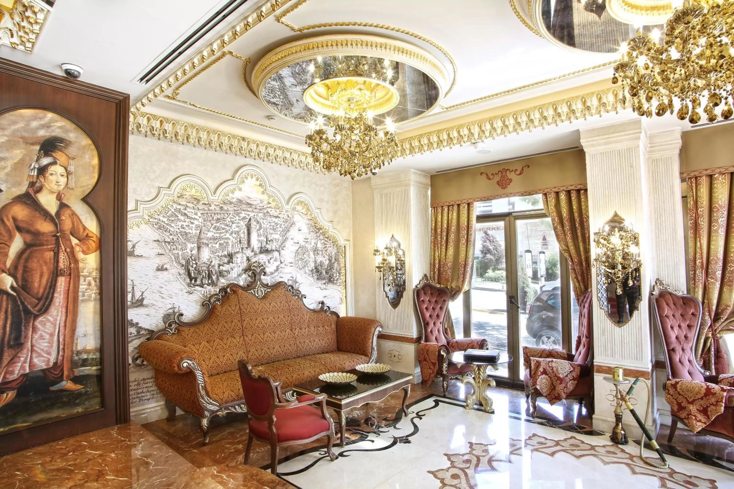 Lobby or reception in Daru Sultan Hotels Galata