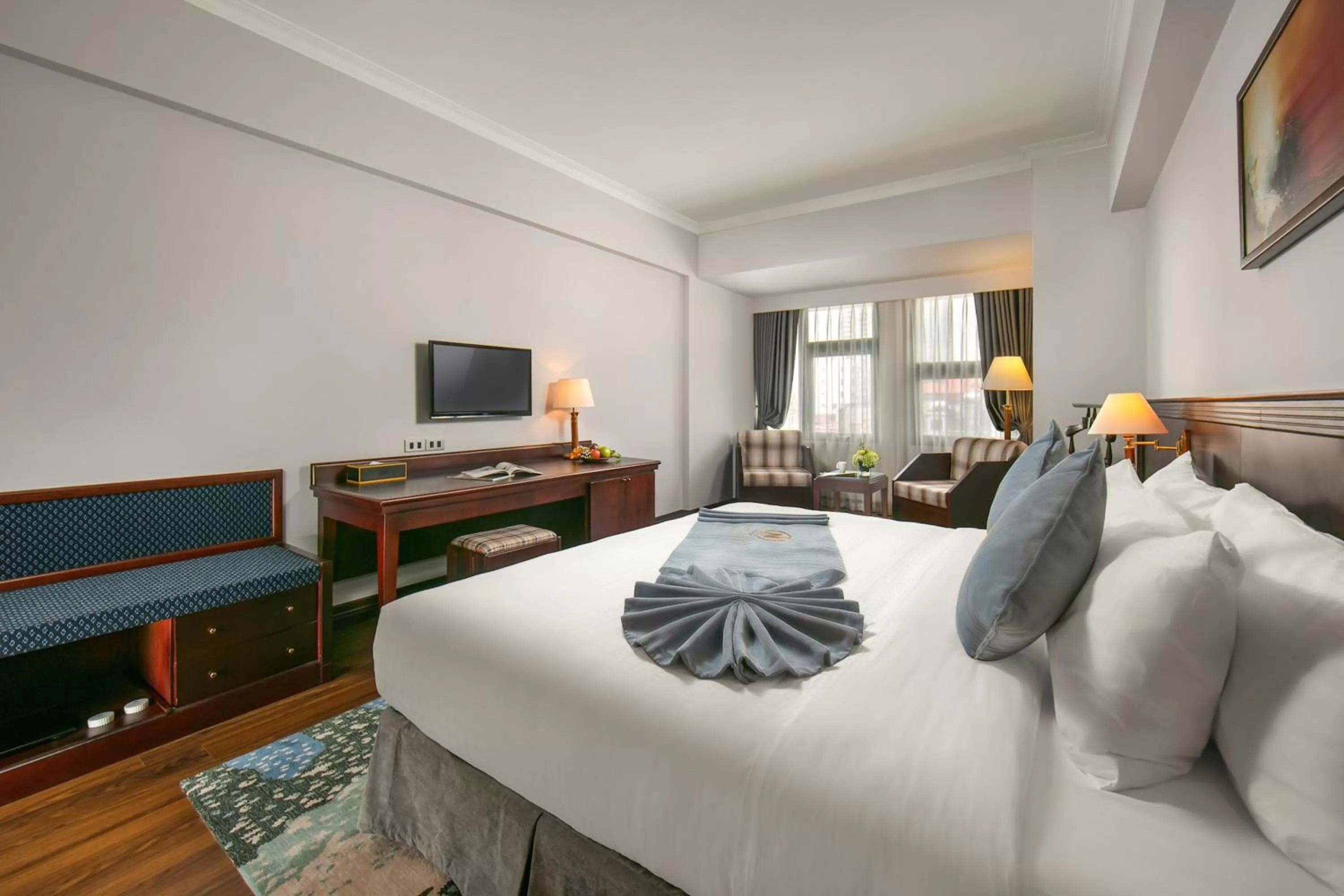 Bed in The Tray Hotel Hai Phong