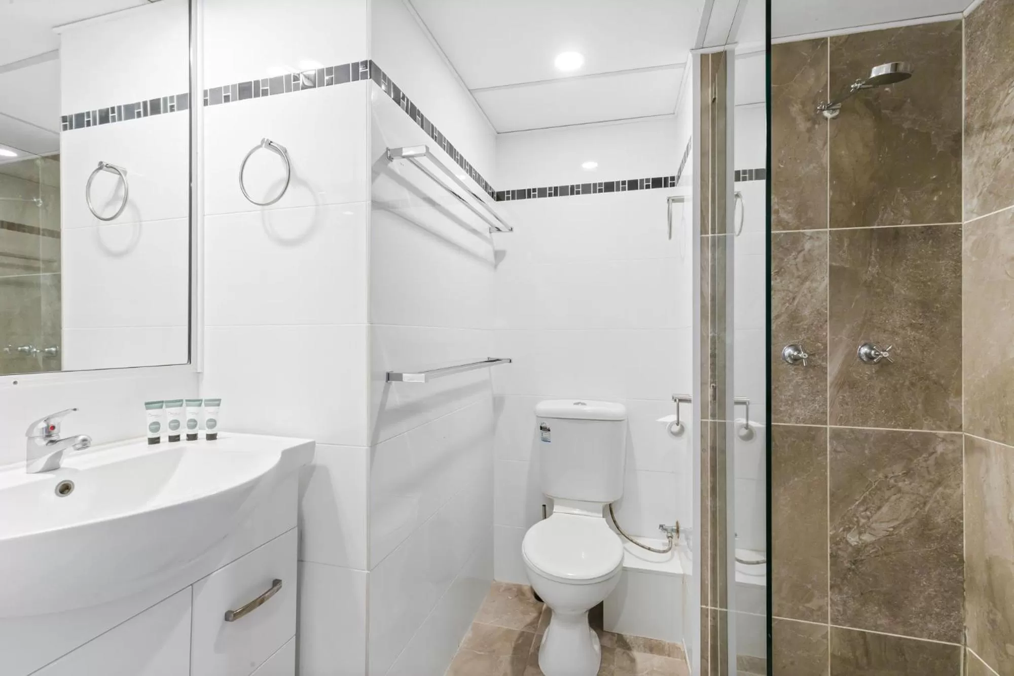 Shower in Bayview Tower