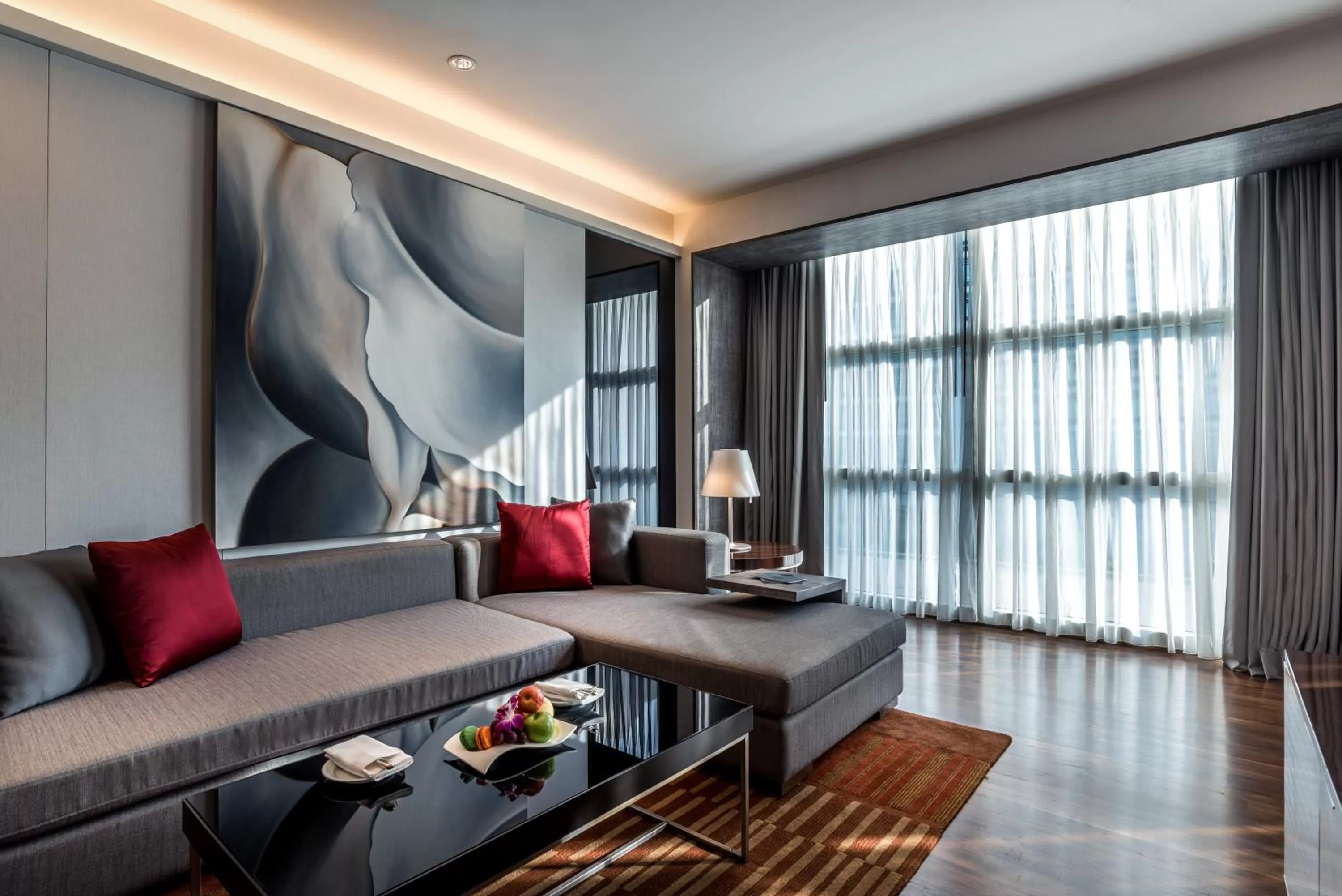 Living room in Pullman Bangkok King Power