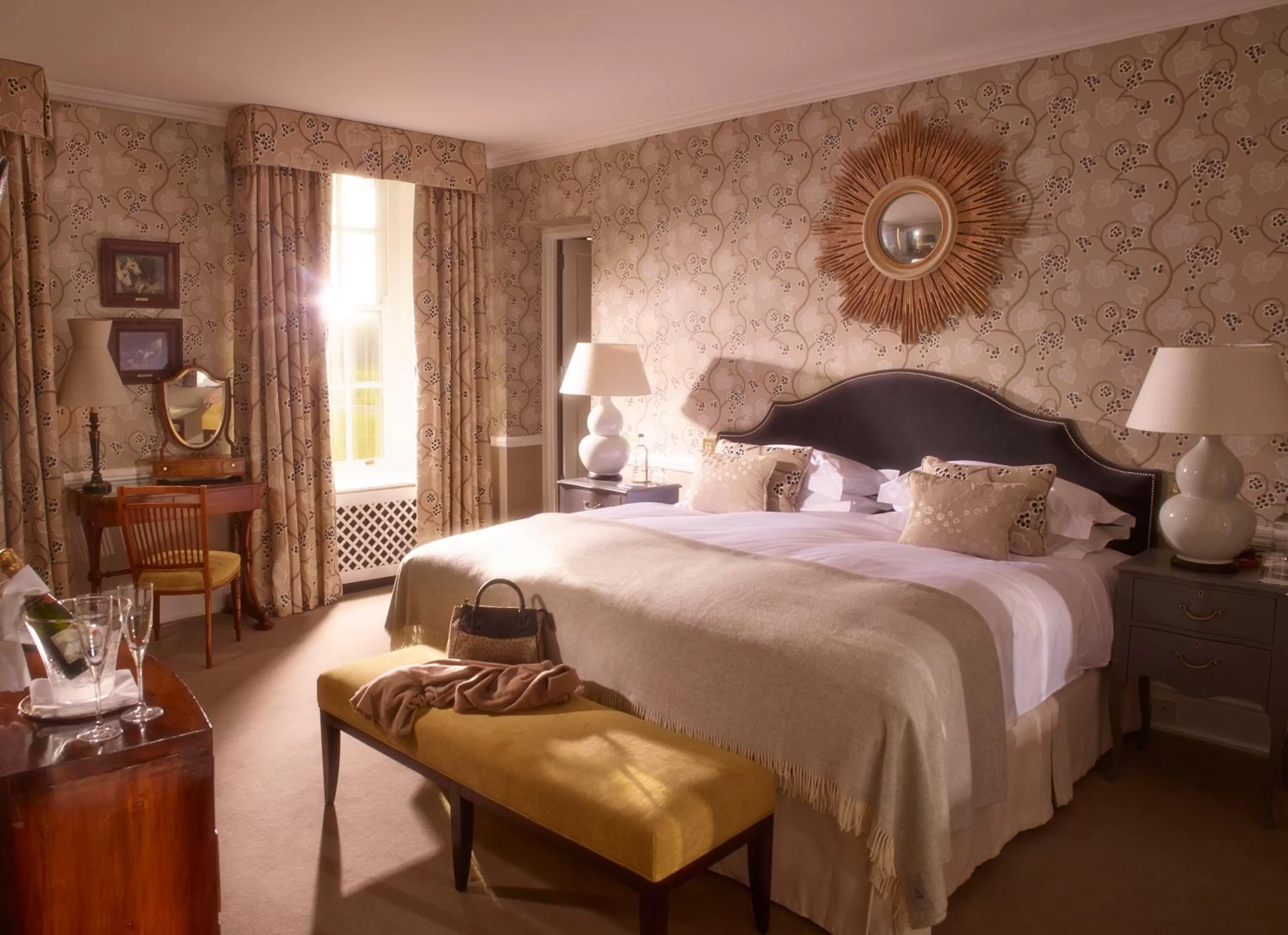 Bedroom, Bed in Chewton Glen Hotel - an Iconic Luxury Hotel