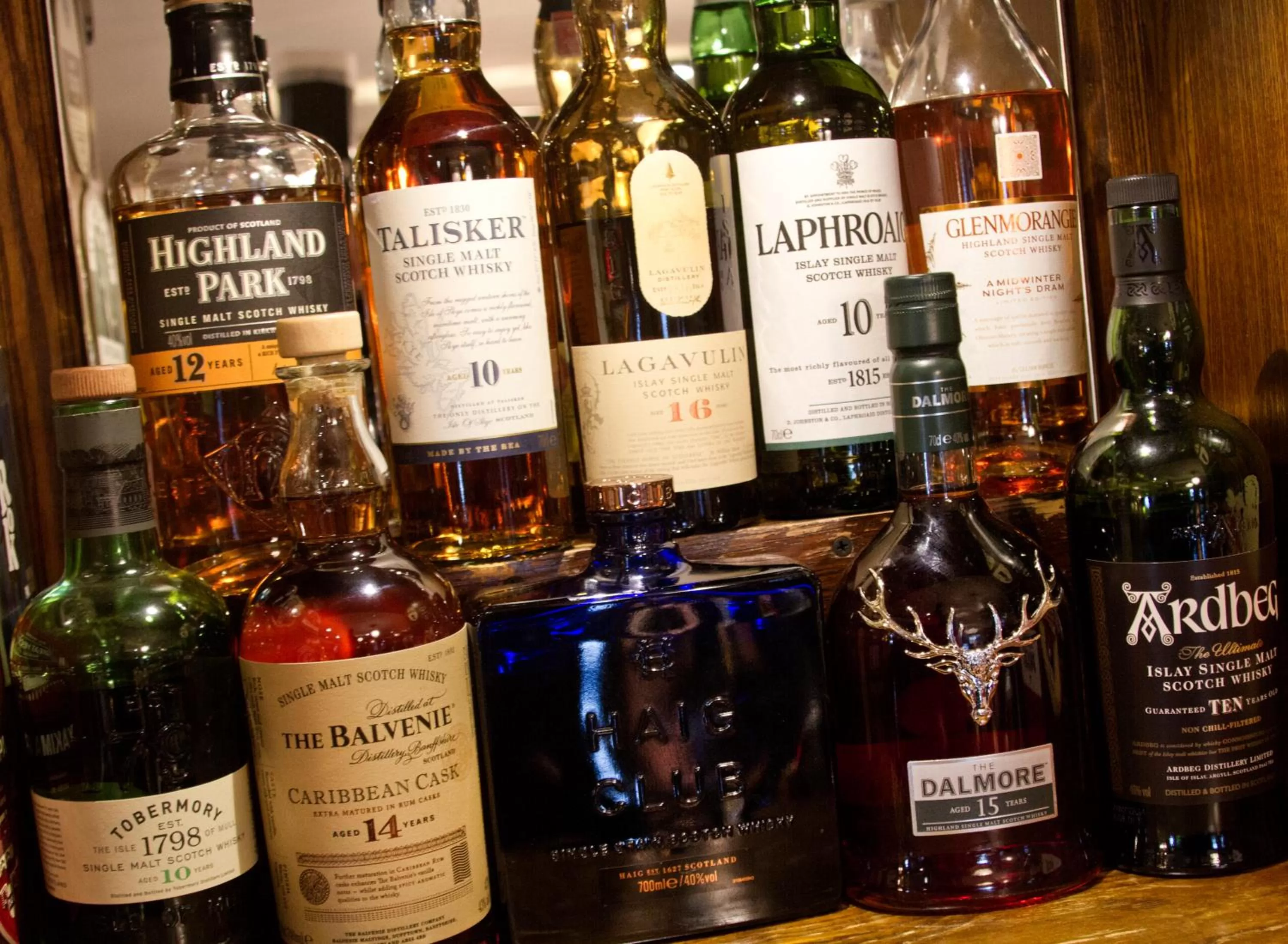 Alcoholic drinks in The Fleece Inn