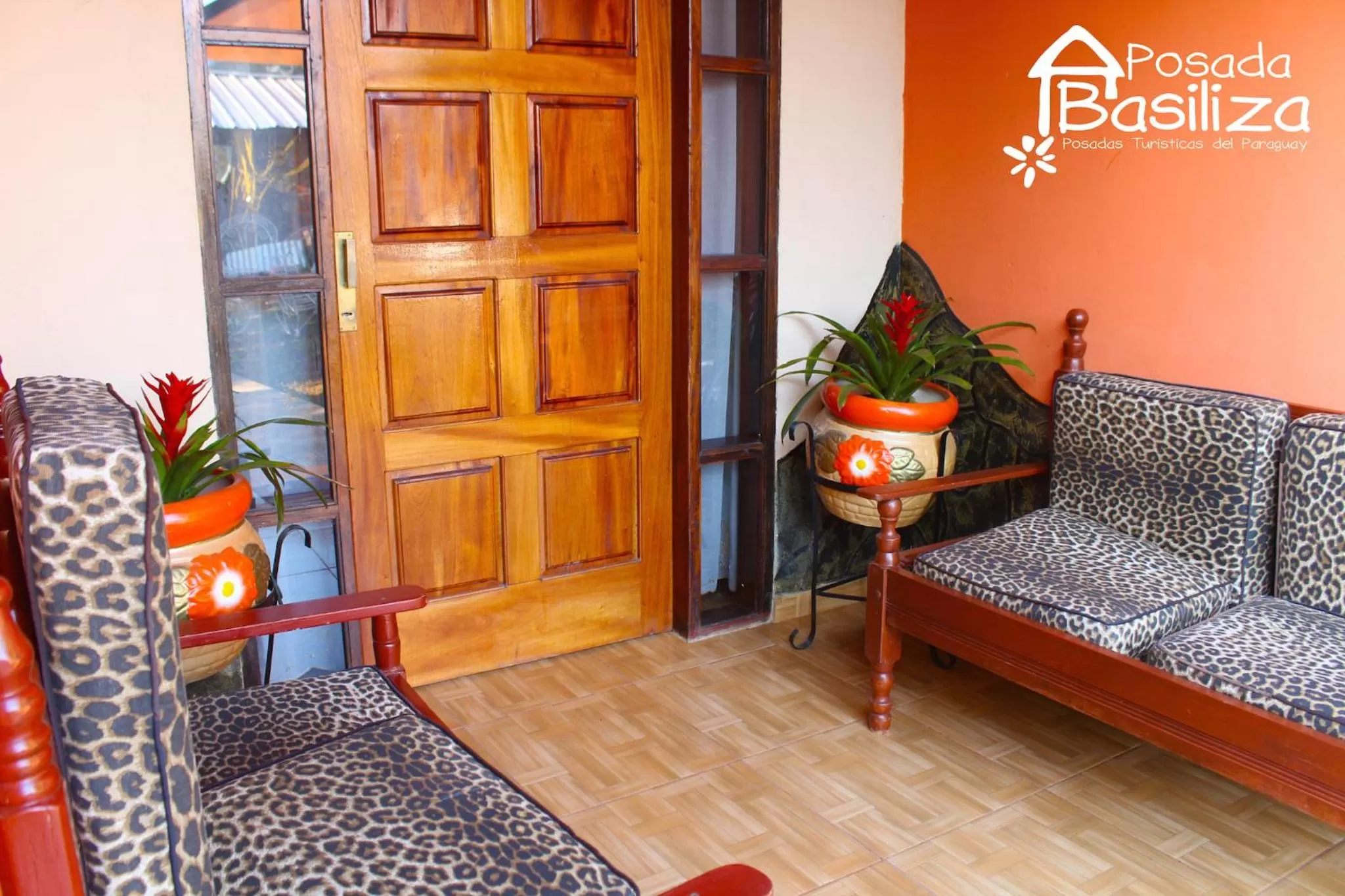 Garden in Posada Basiliza, Encarnación PY