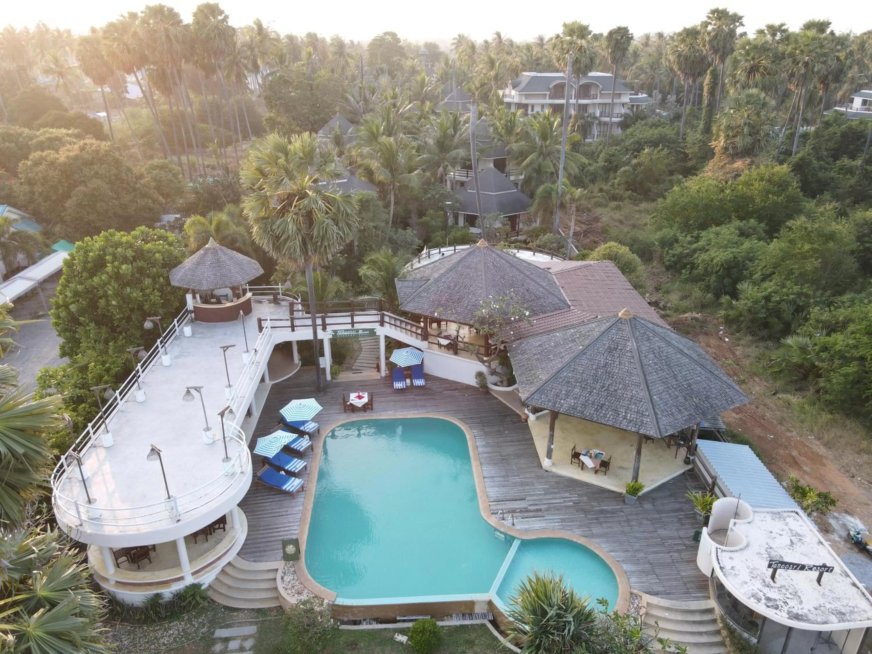 Bird's eye view in Tanaosri Resort Pranburi