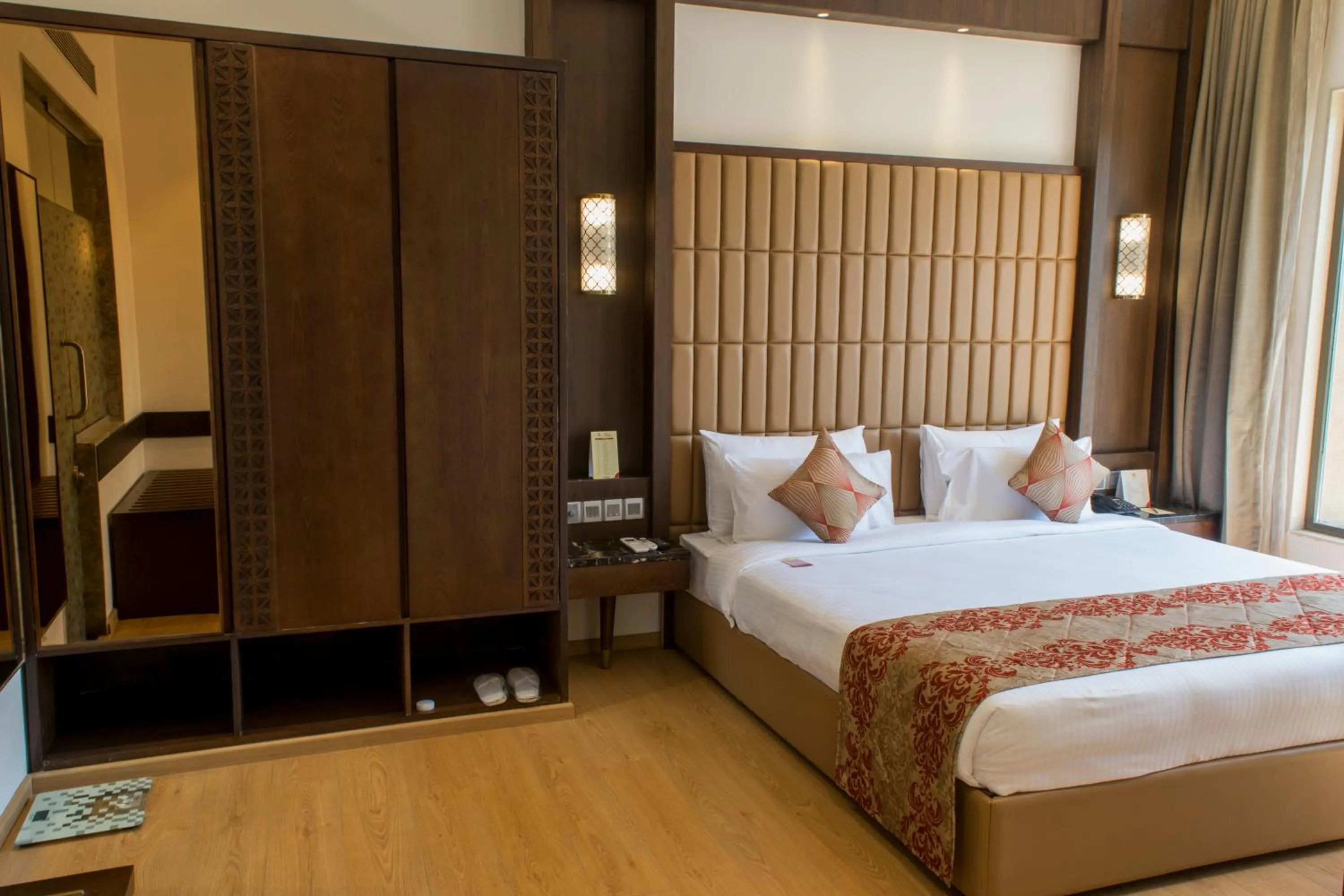 Bedroom, Bed in The Corinthians Resort