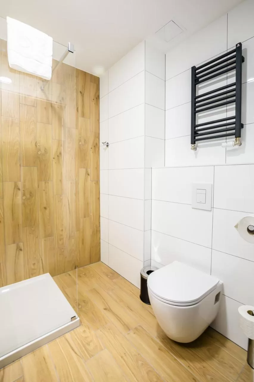 Shower in Arche Hotel Lublin