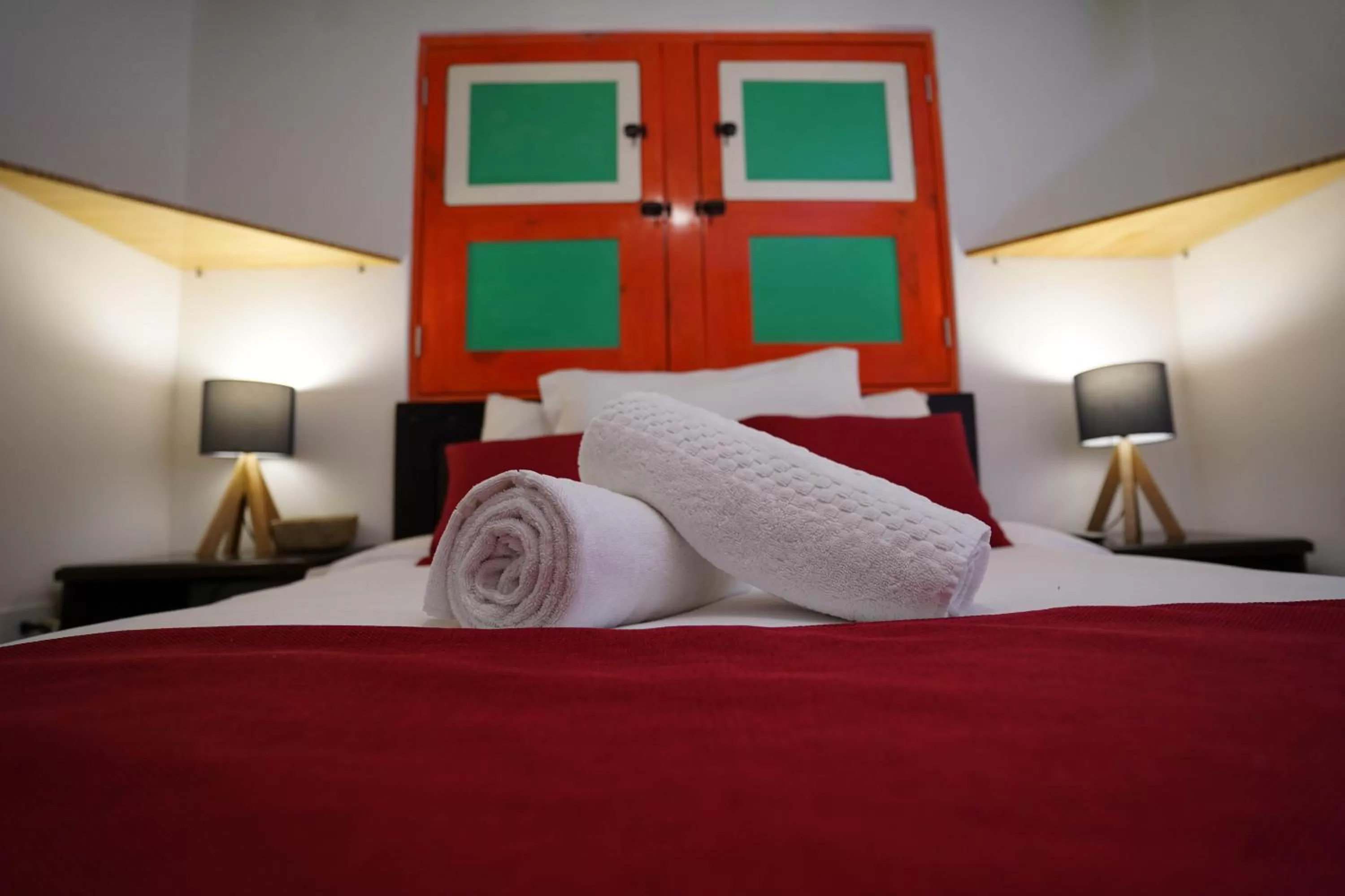 Bed in Hotel Mirador de Boquia Salento