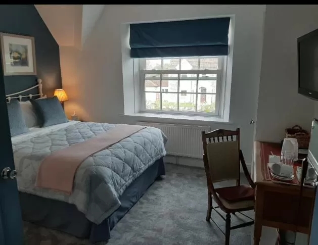 Bed in The Bell at Old Sodbury