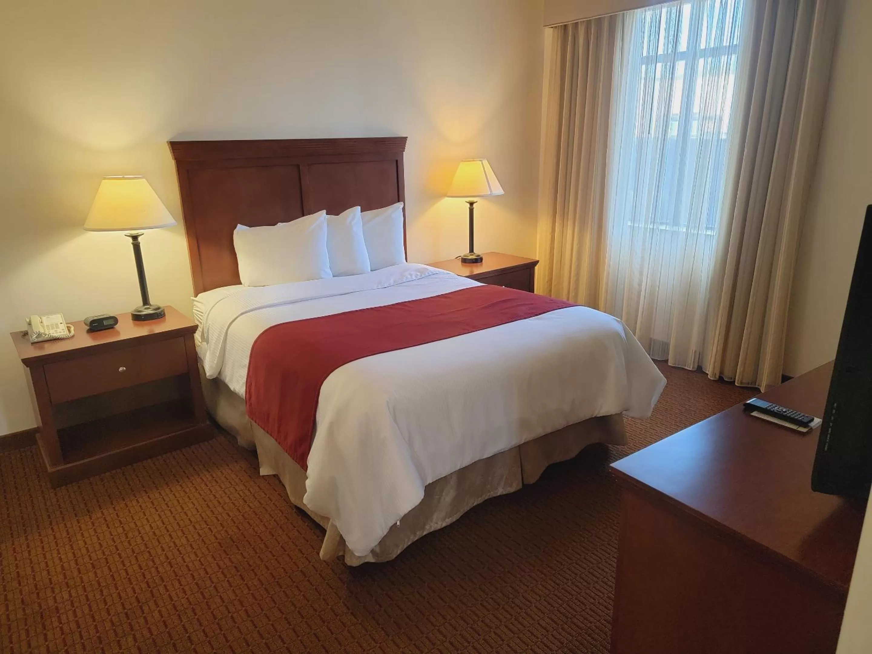 Bed in Penn Wells Lodge