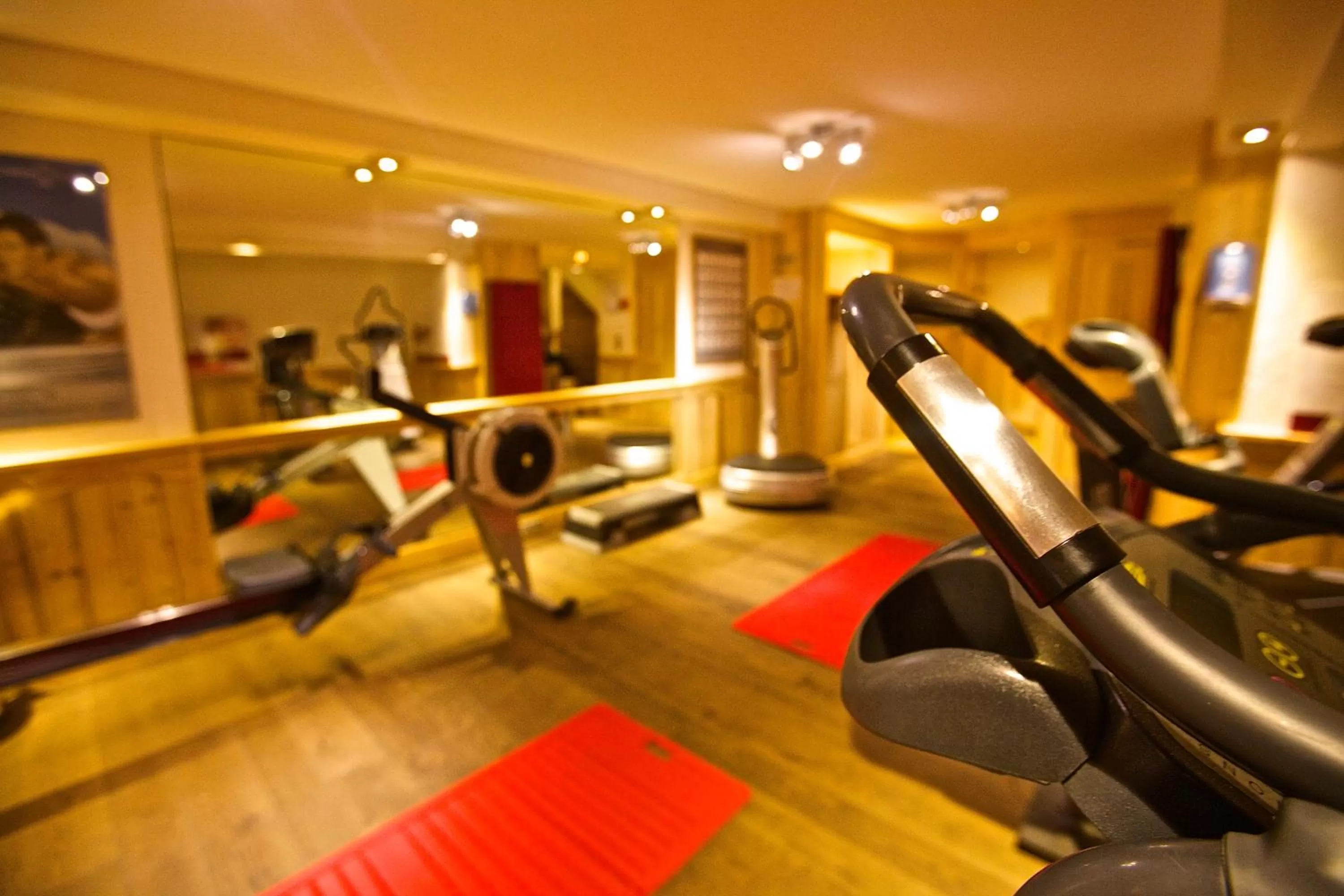Fitness centre/facilities in Hôtel Chalet Mounier