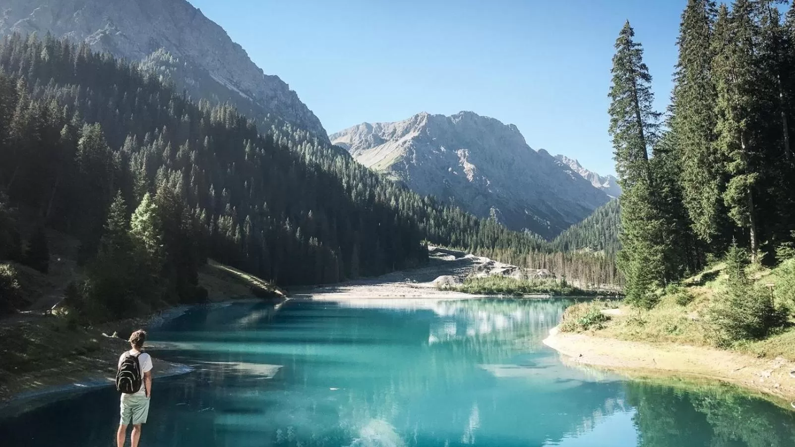 Lake view in Tschuggen Grand Hotel - The Leading Hotels of the World