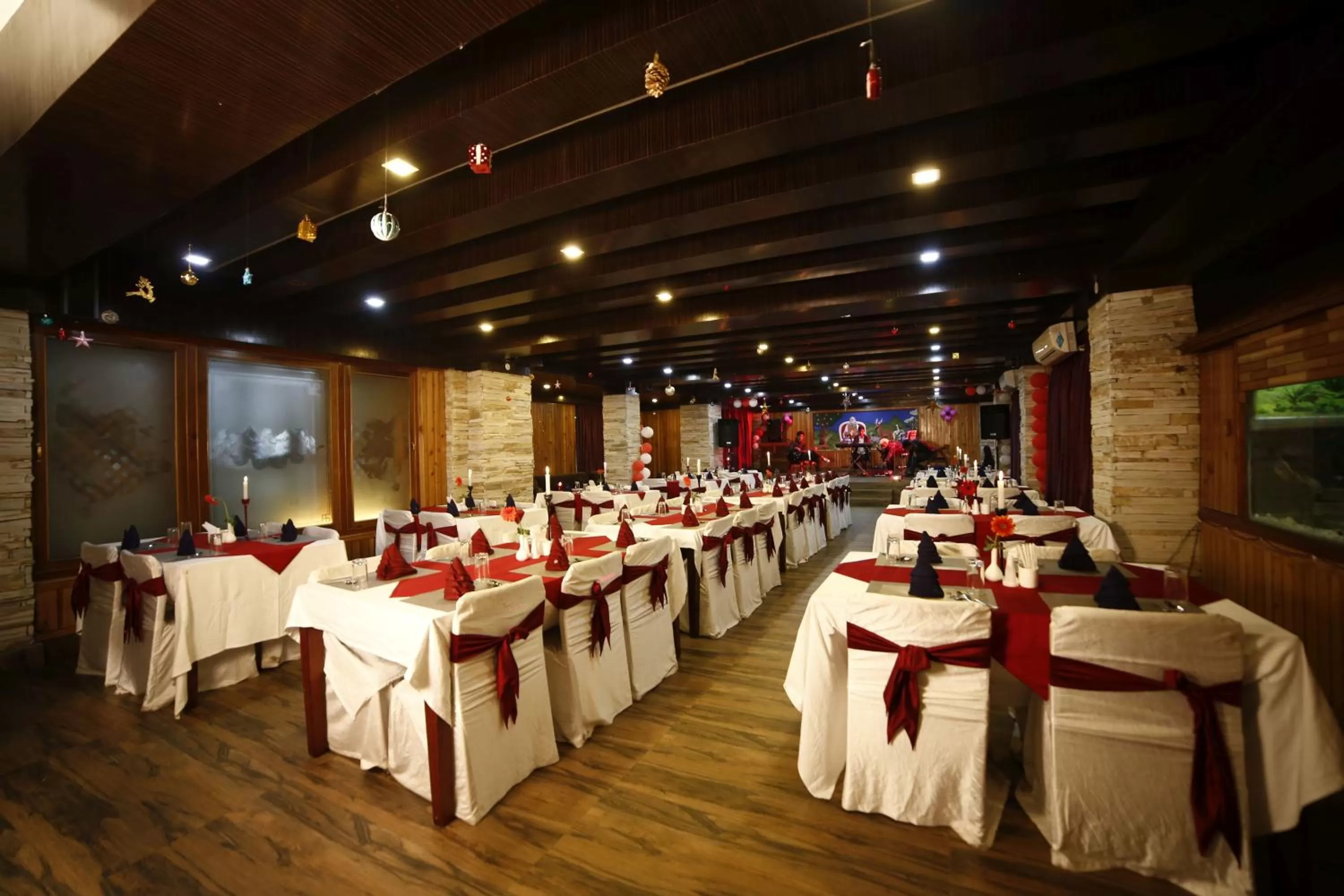 Dining area in Yangthang Heritage