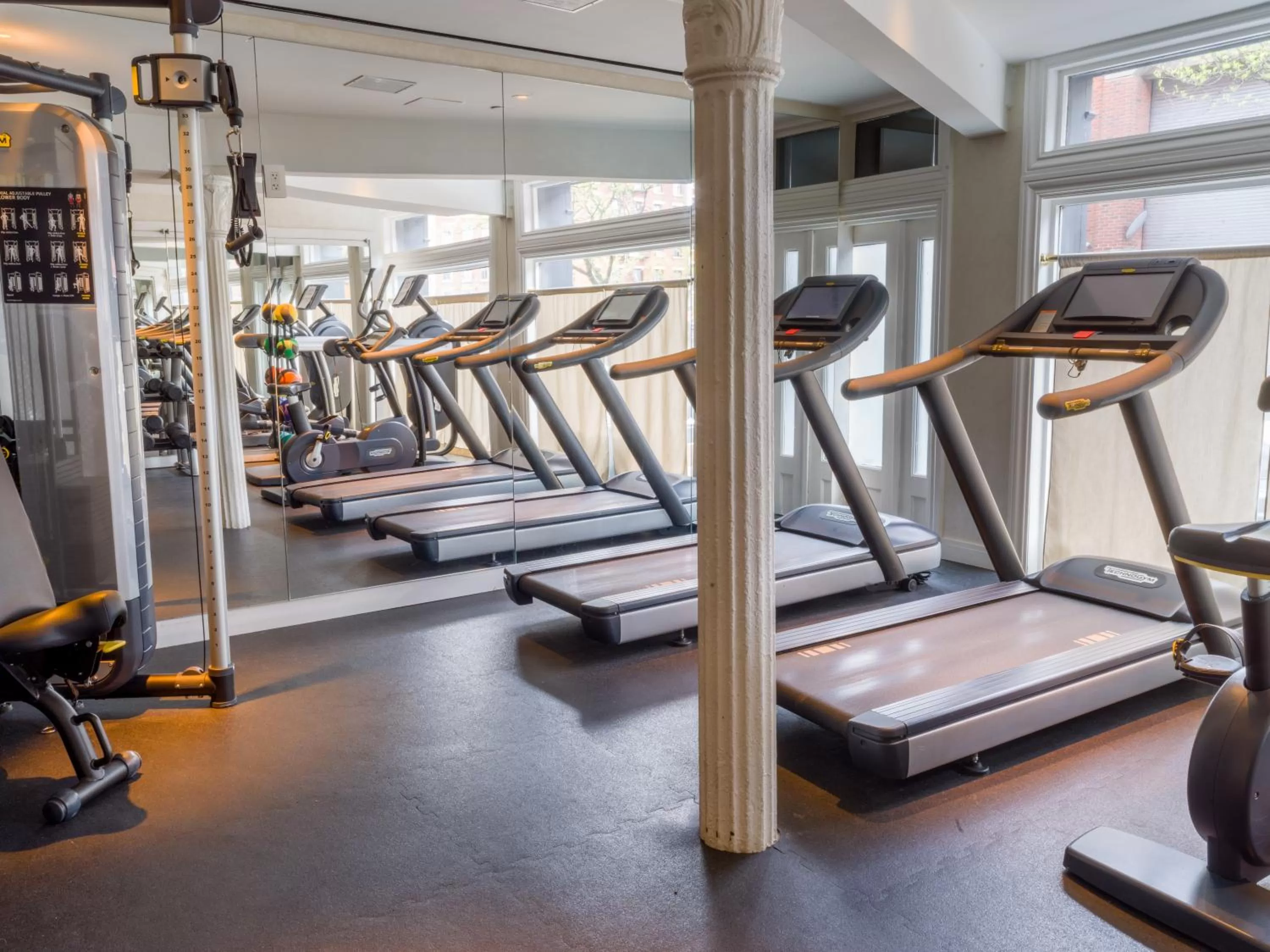 Fitness centre/facilities in 33 Hotel, New York City, Seaport