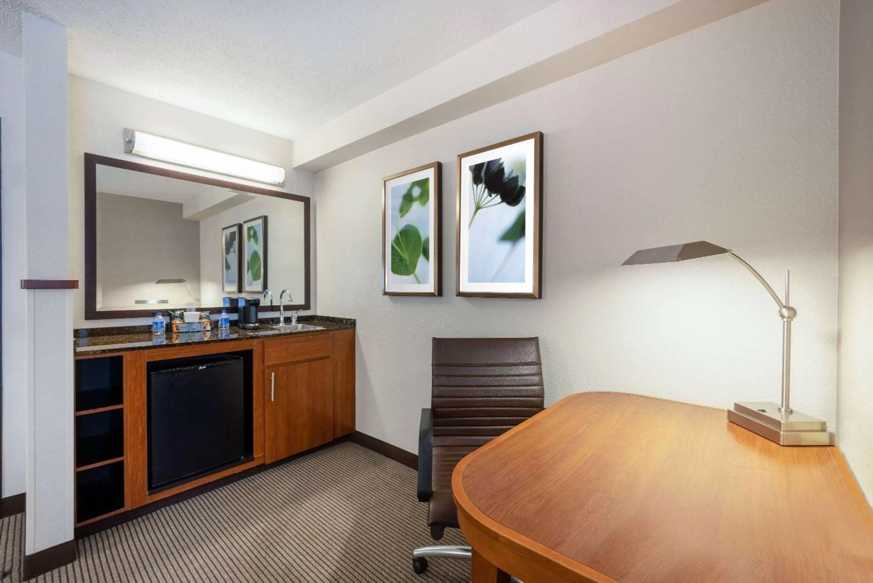 Photo of the whole room in Wyndham Garden Kansas City Airport