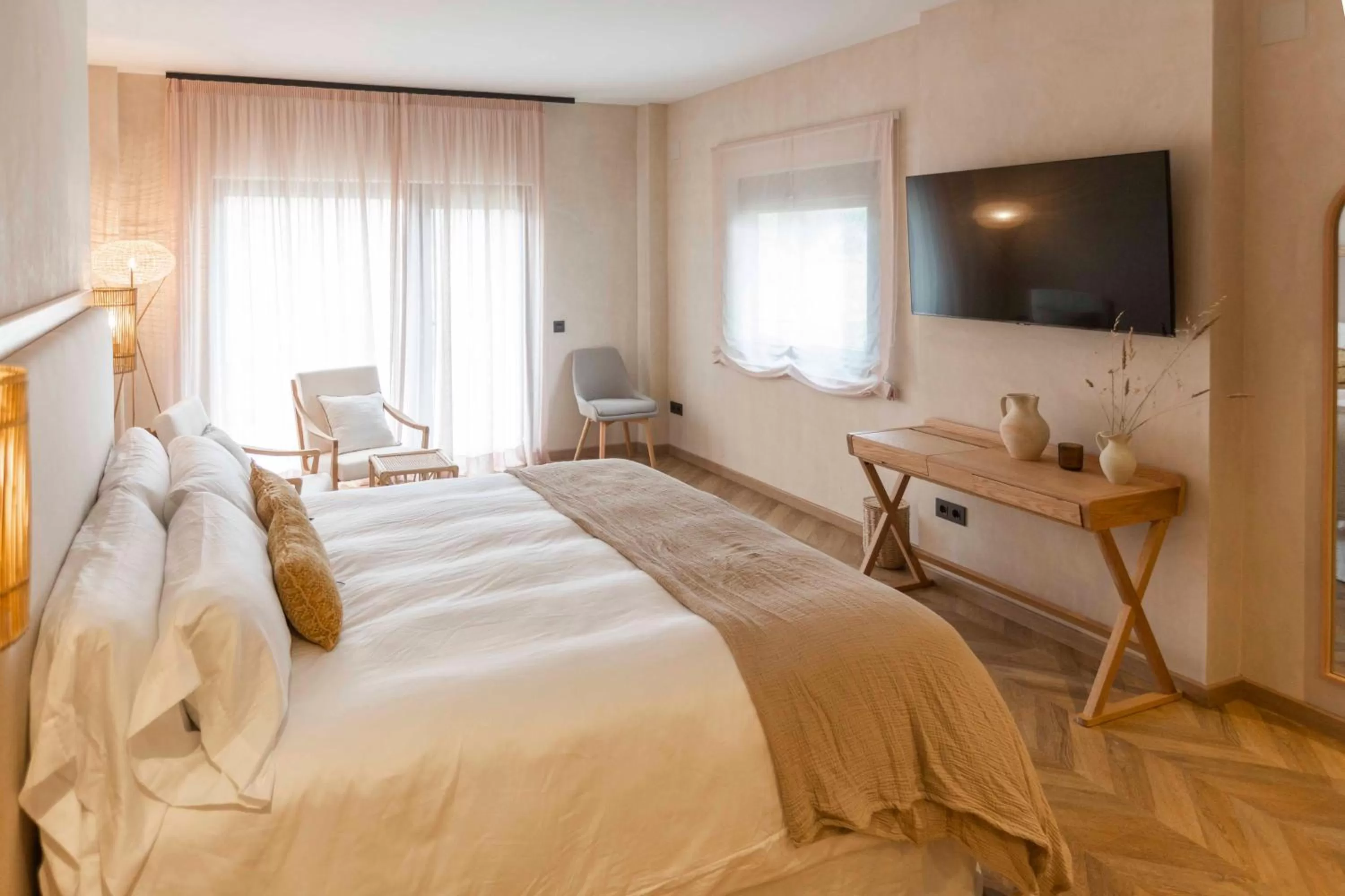 Photo of the whole room, Bed in Hábitat Cigüeña Negra