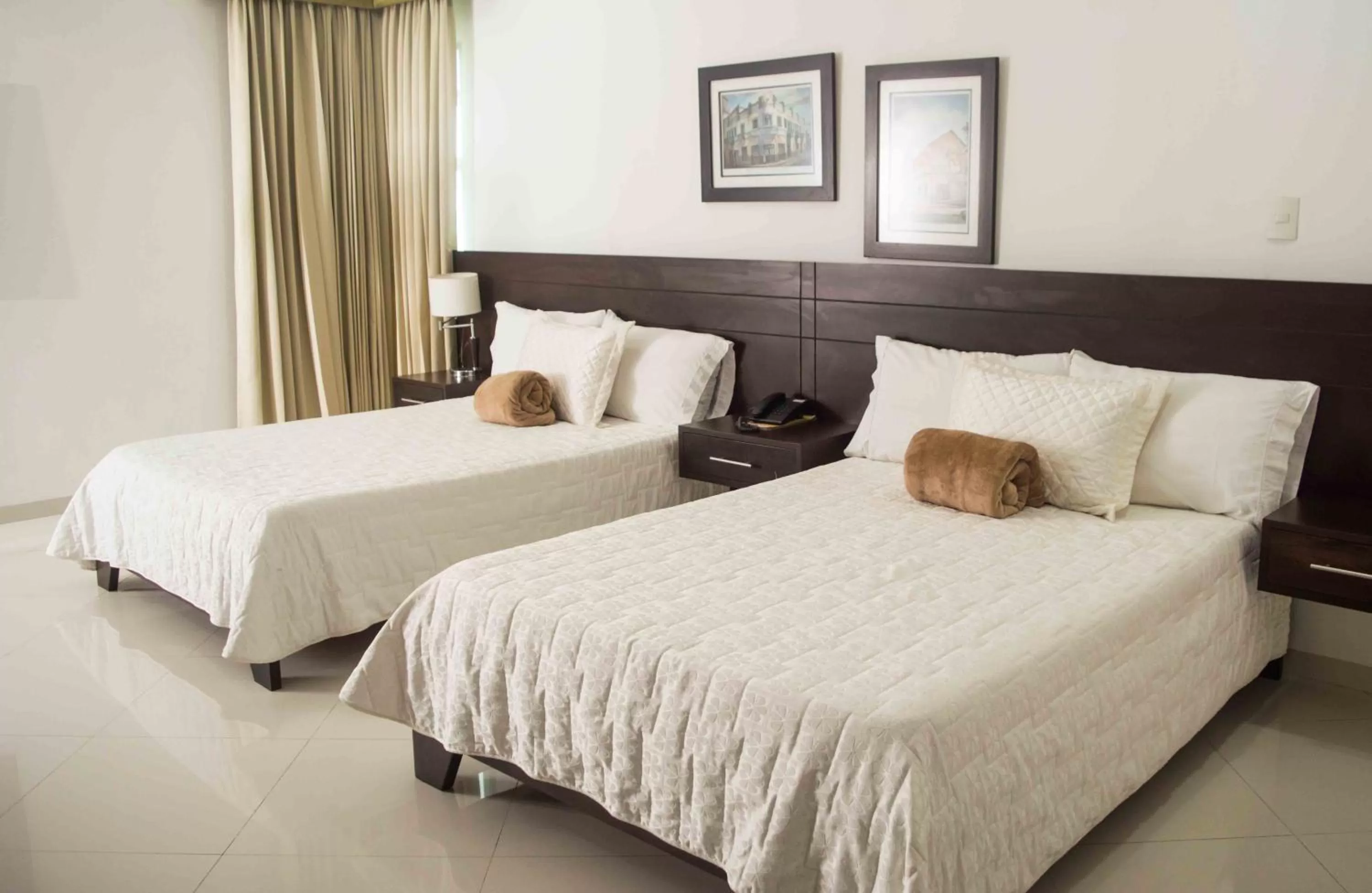 Bed in Hotel Panorama