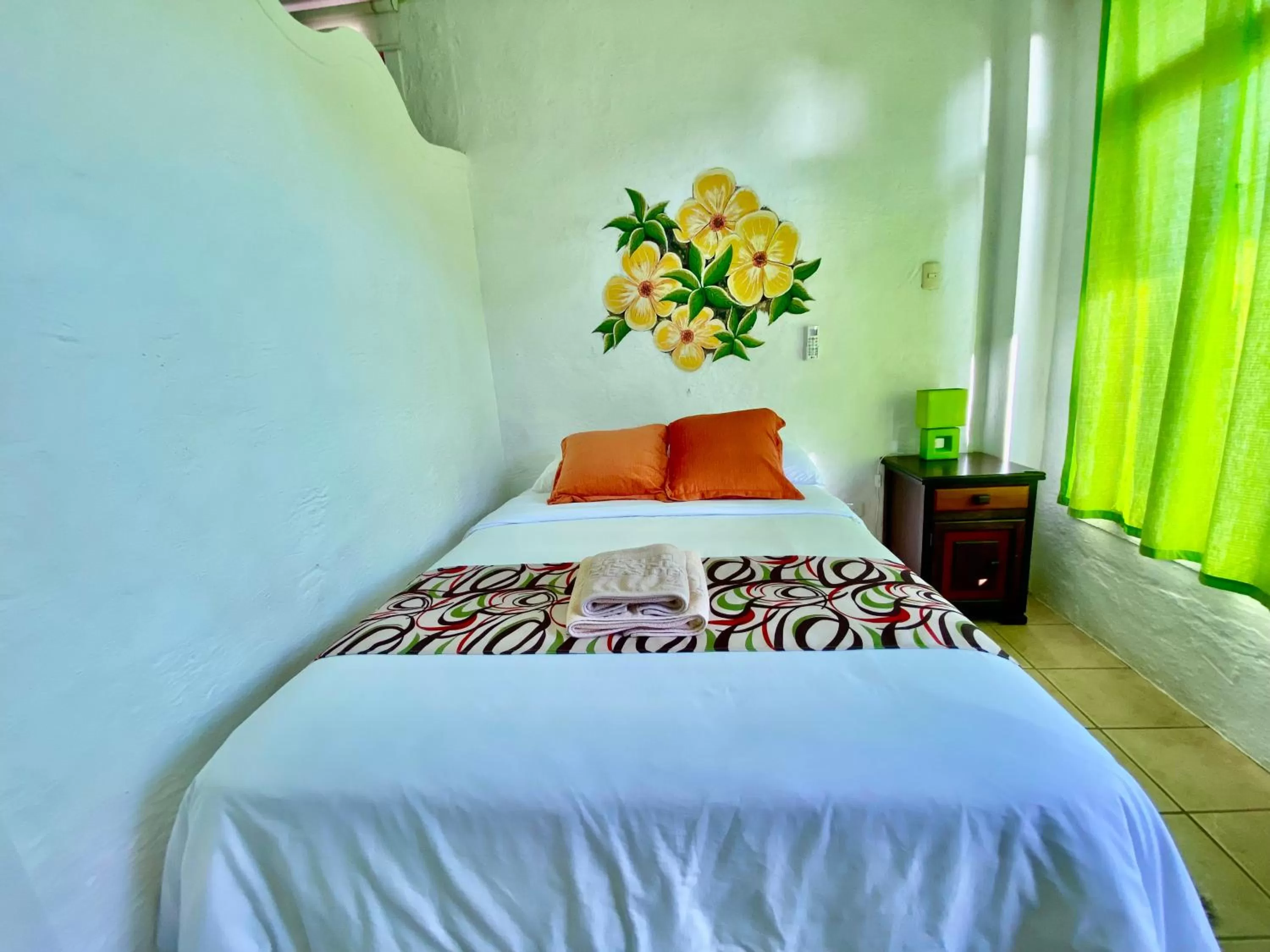 Bed in Hotel Miconia