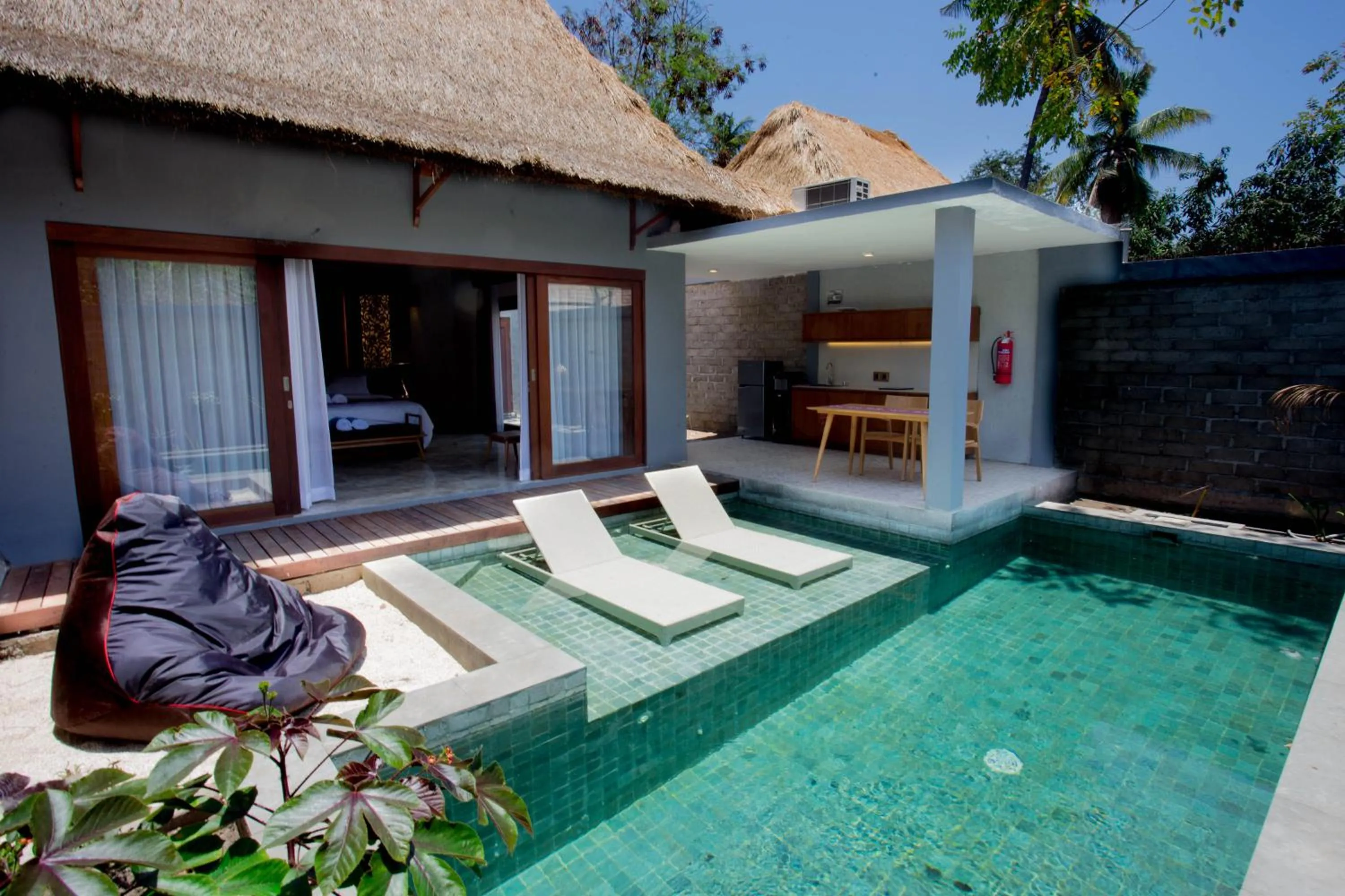 Swimming pool in A Villa Gili Air