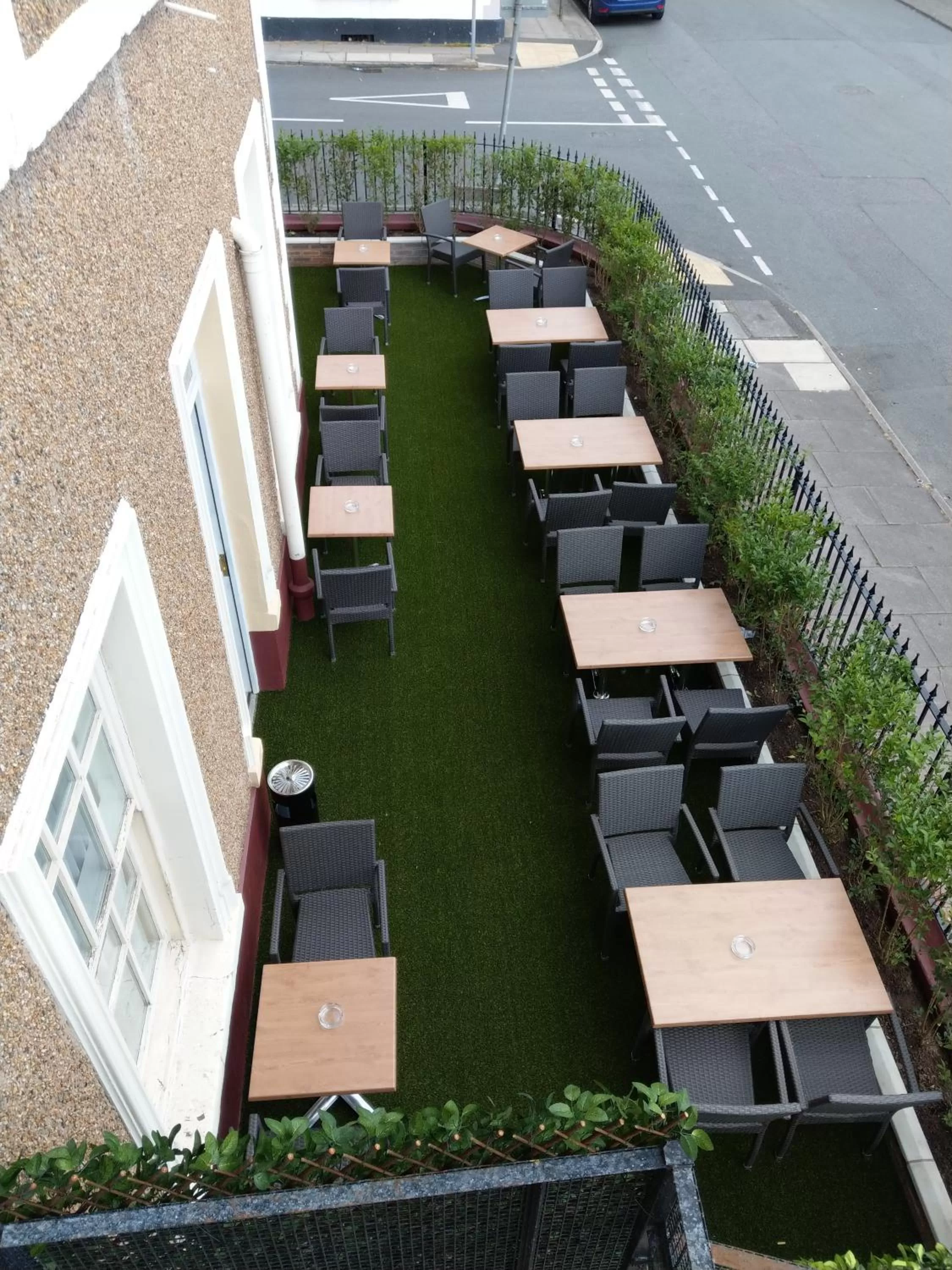 Bird's eye view in The Royal Hotel