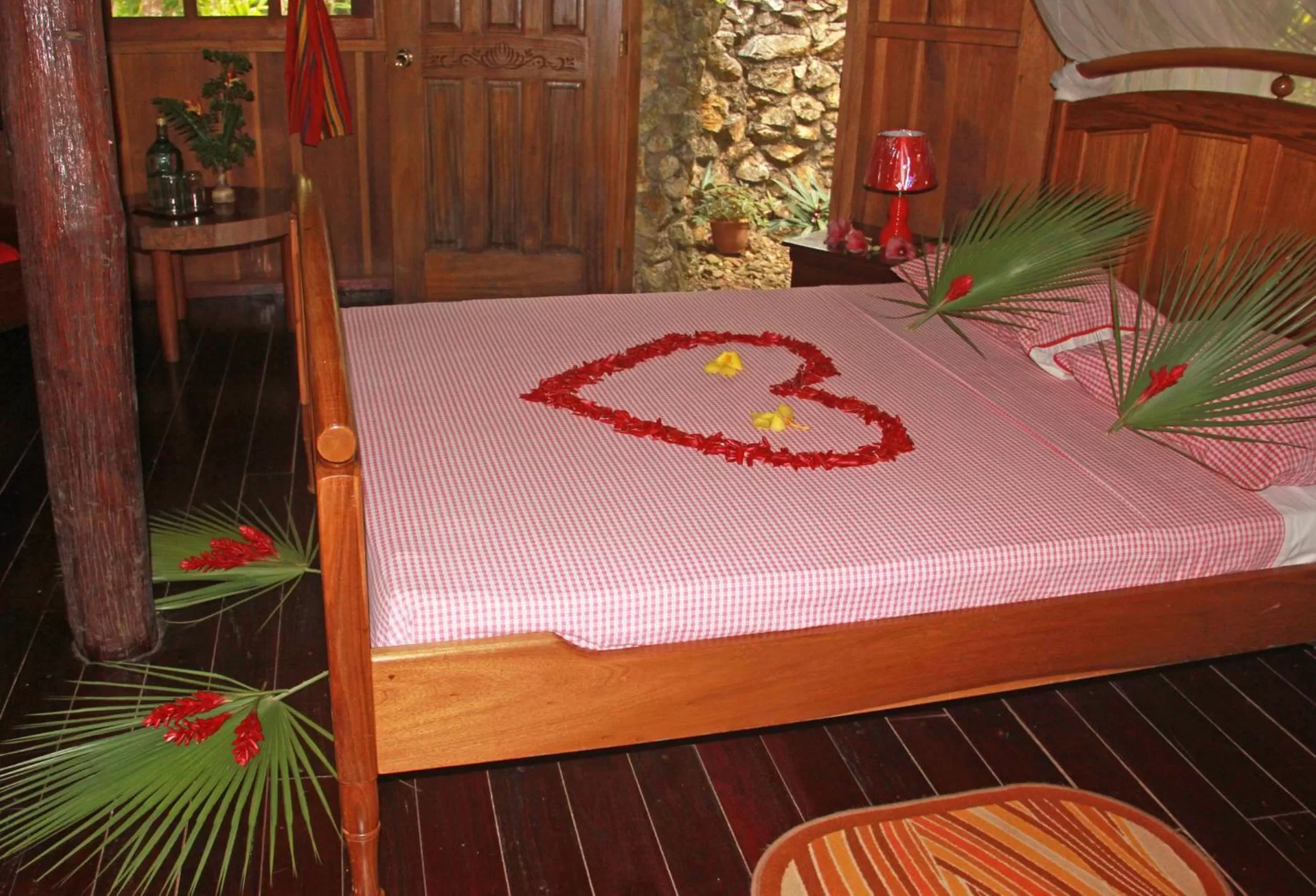 Bed in Sun Creek Lodge