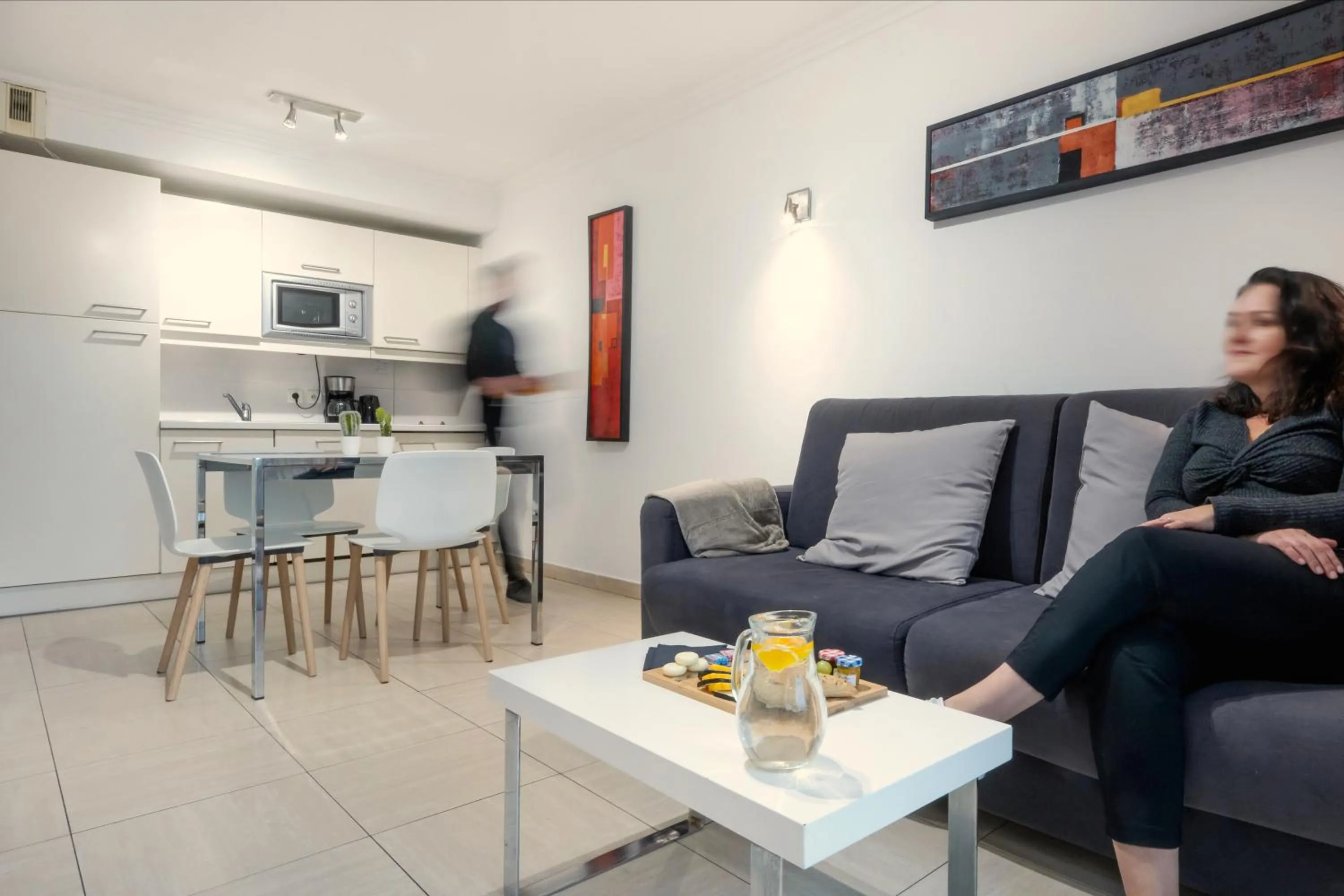 Living room in Nemea Appart Hotel Le Lido Cagnes sur Mer