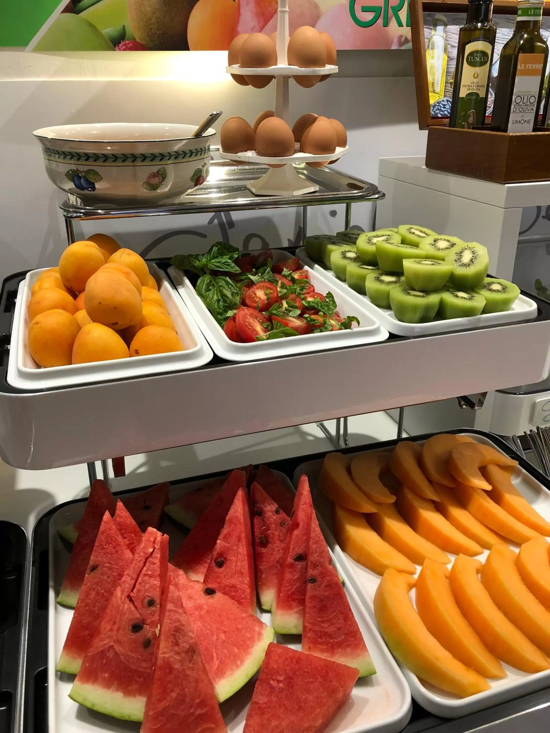 Food and drinks in Hotel Ungheria Varese 1946