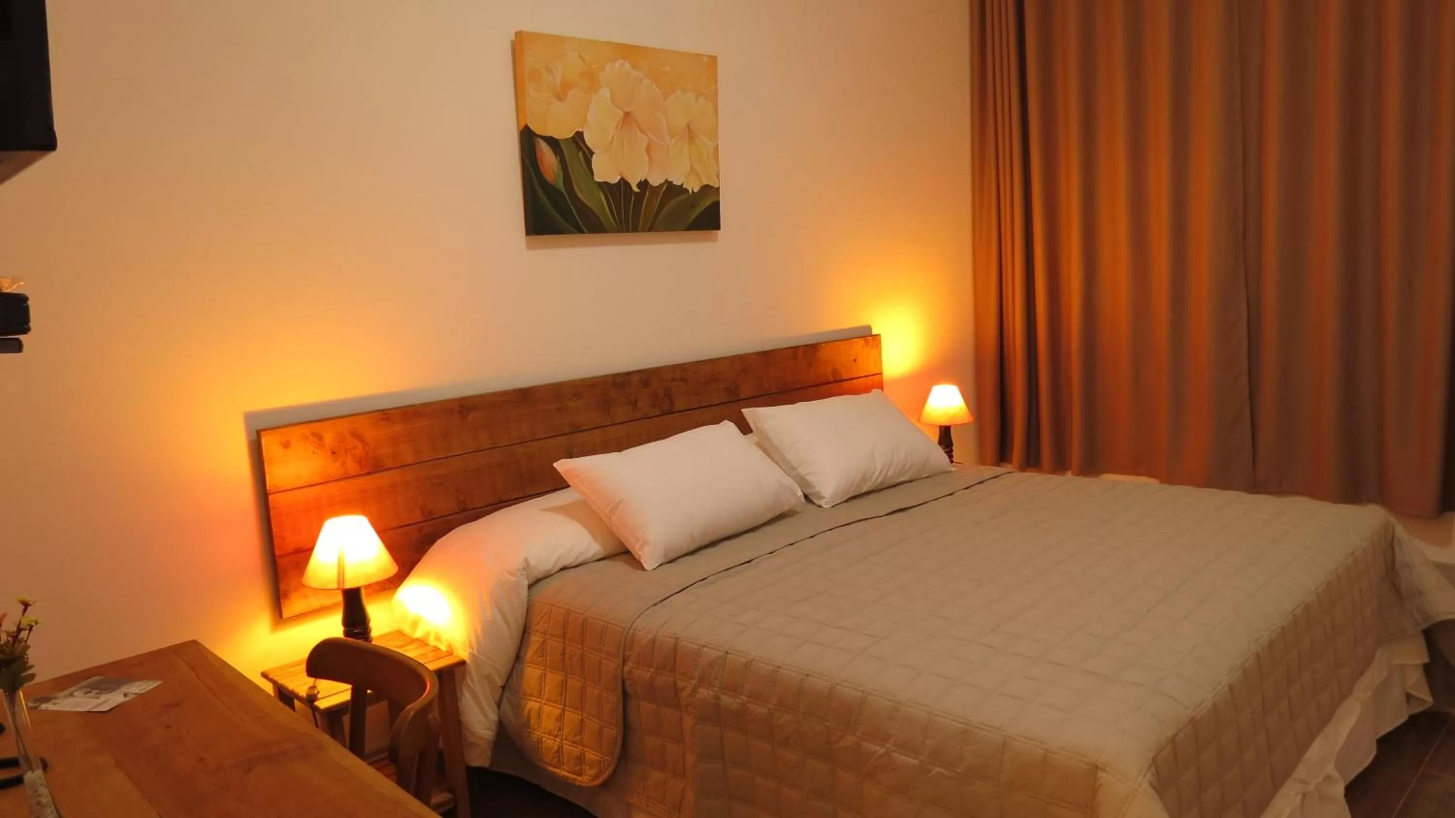 Bed in Pousada Sagrados Corações