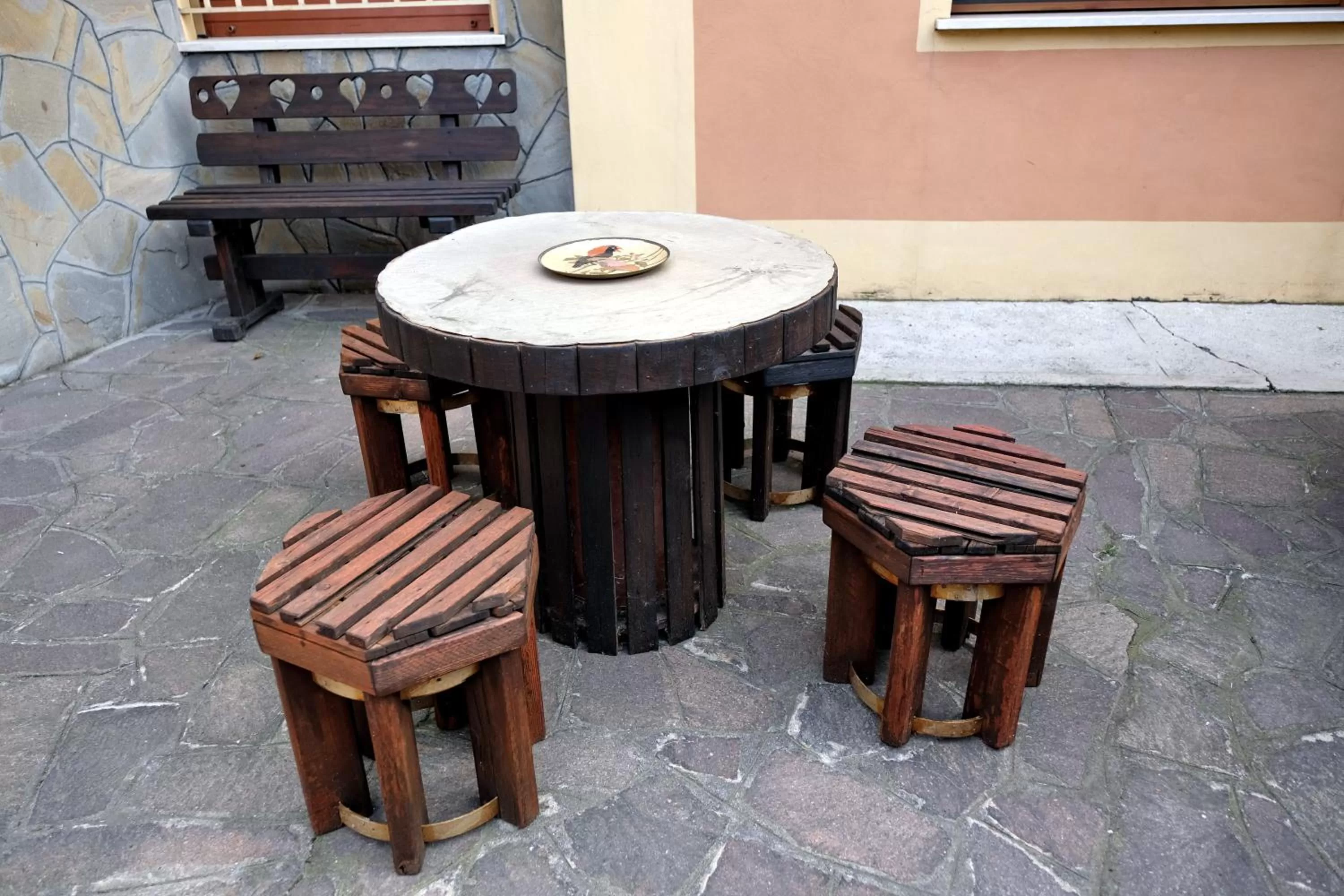 Inner courtyard view in B&B "Il Cantastorie" Casa Molinari-Boldrini - Room & breakfast