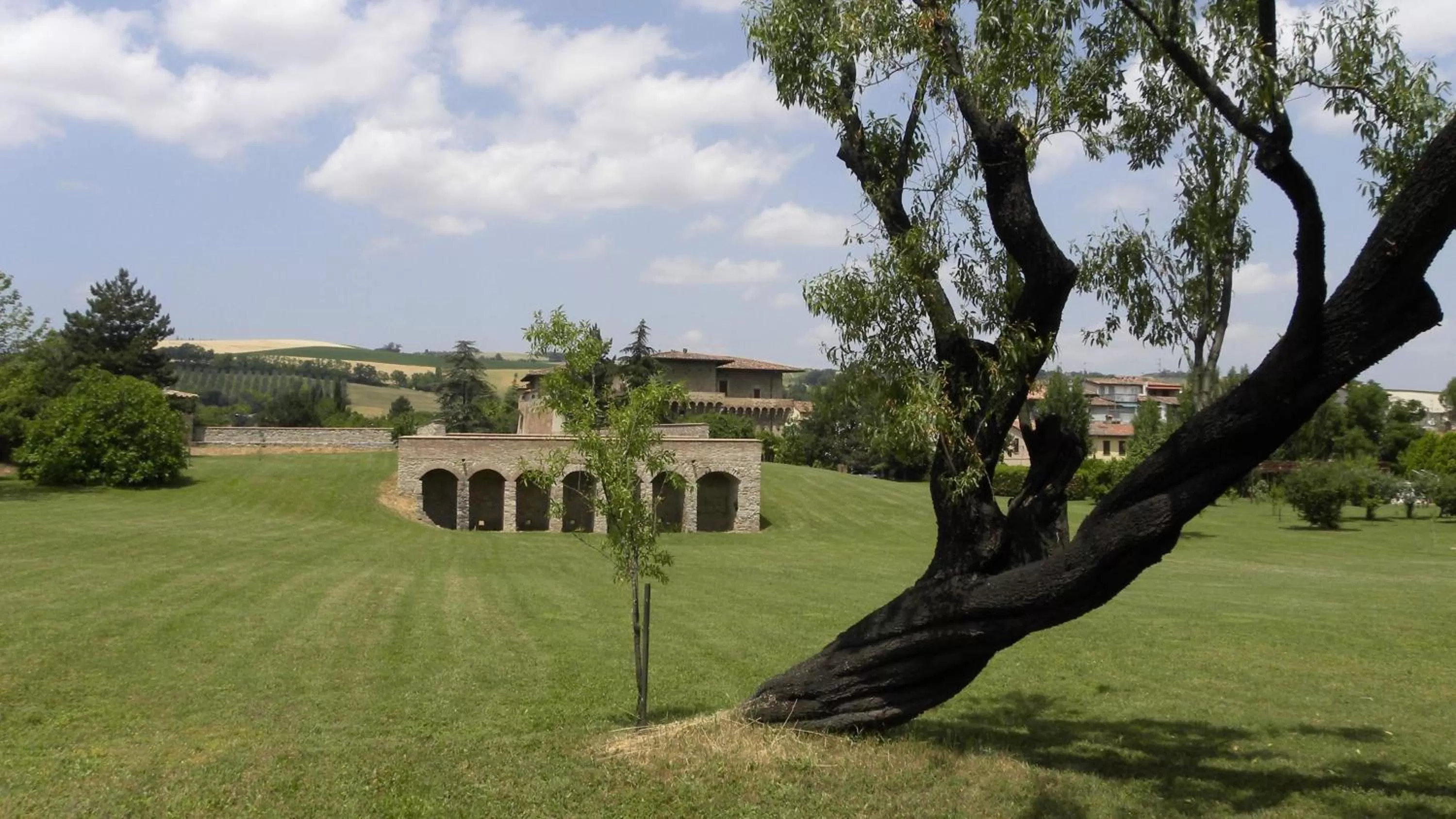 Garden view in Castello del Capitano delle Artiglierie