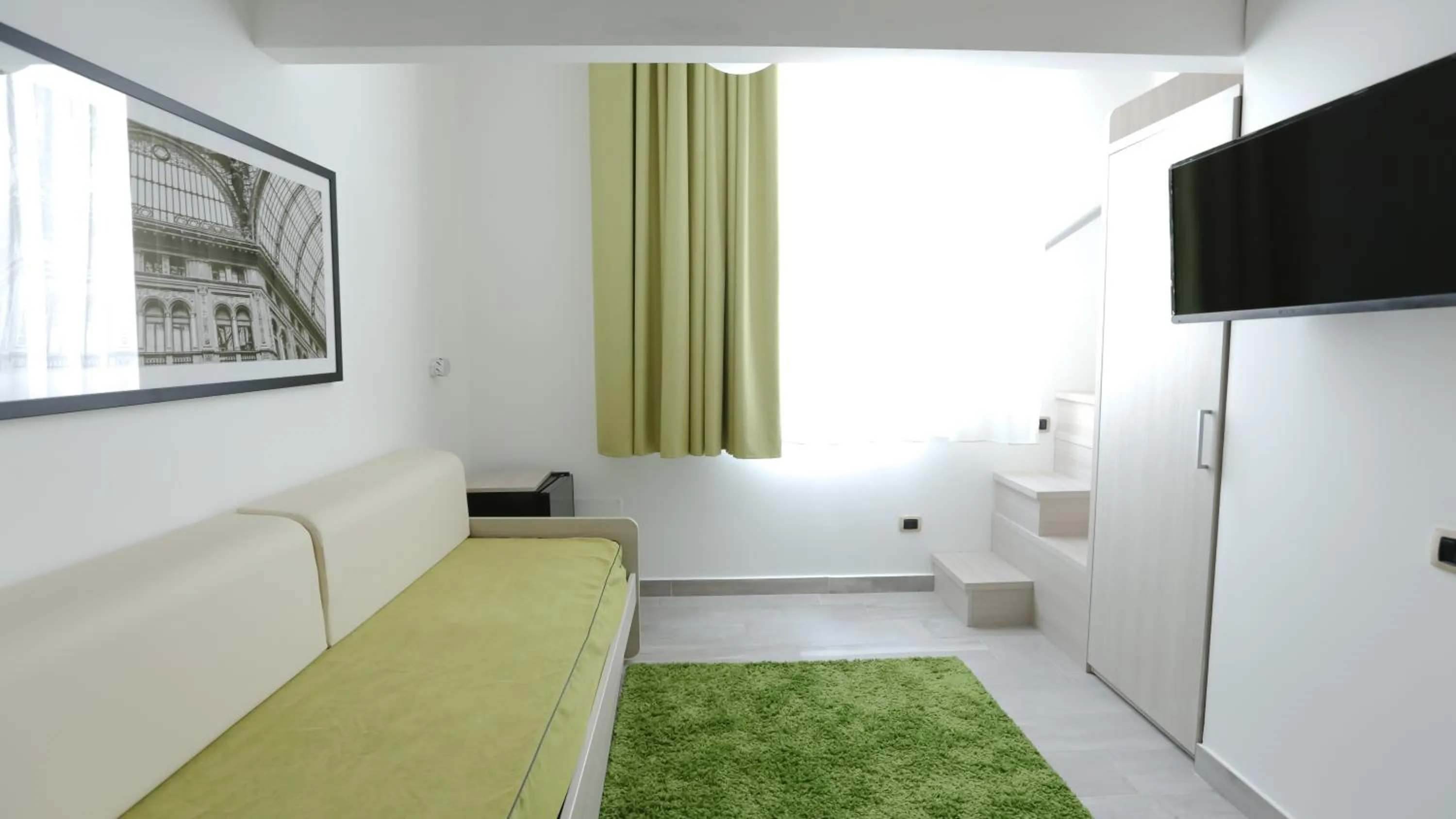 Living room, Bed in Ecumano Space