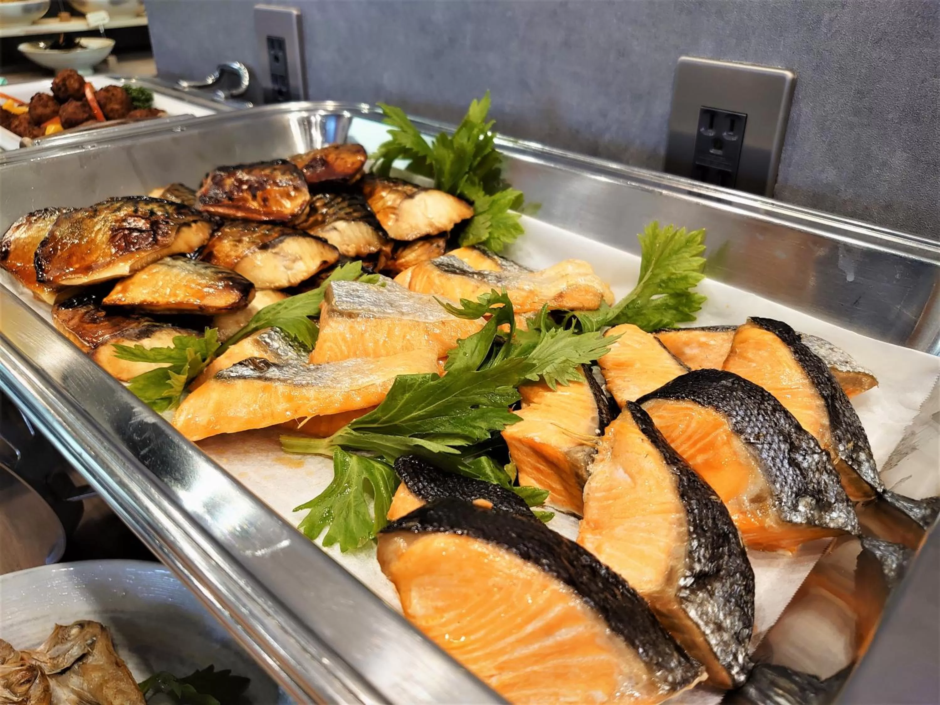 Buffet breakfast, Food in Green Rich Hotel Matsue Station Across - Artificial hot spring Futamata Yunohana